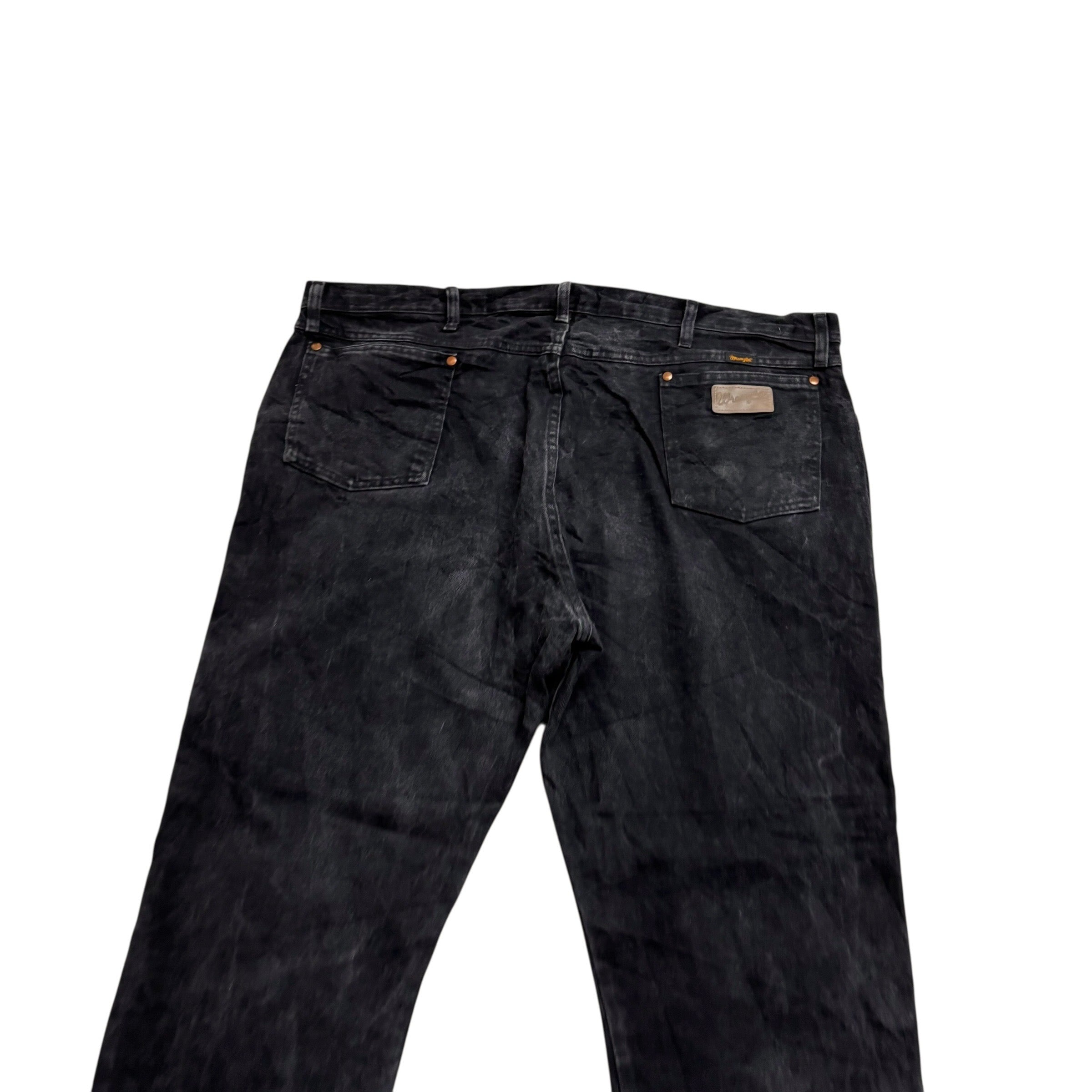 Wrangler Jeans Cowboy Cut W44 L32 Mens Black 13MWZ Original Fit Denim