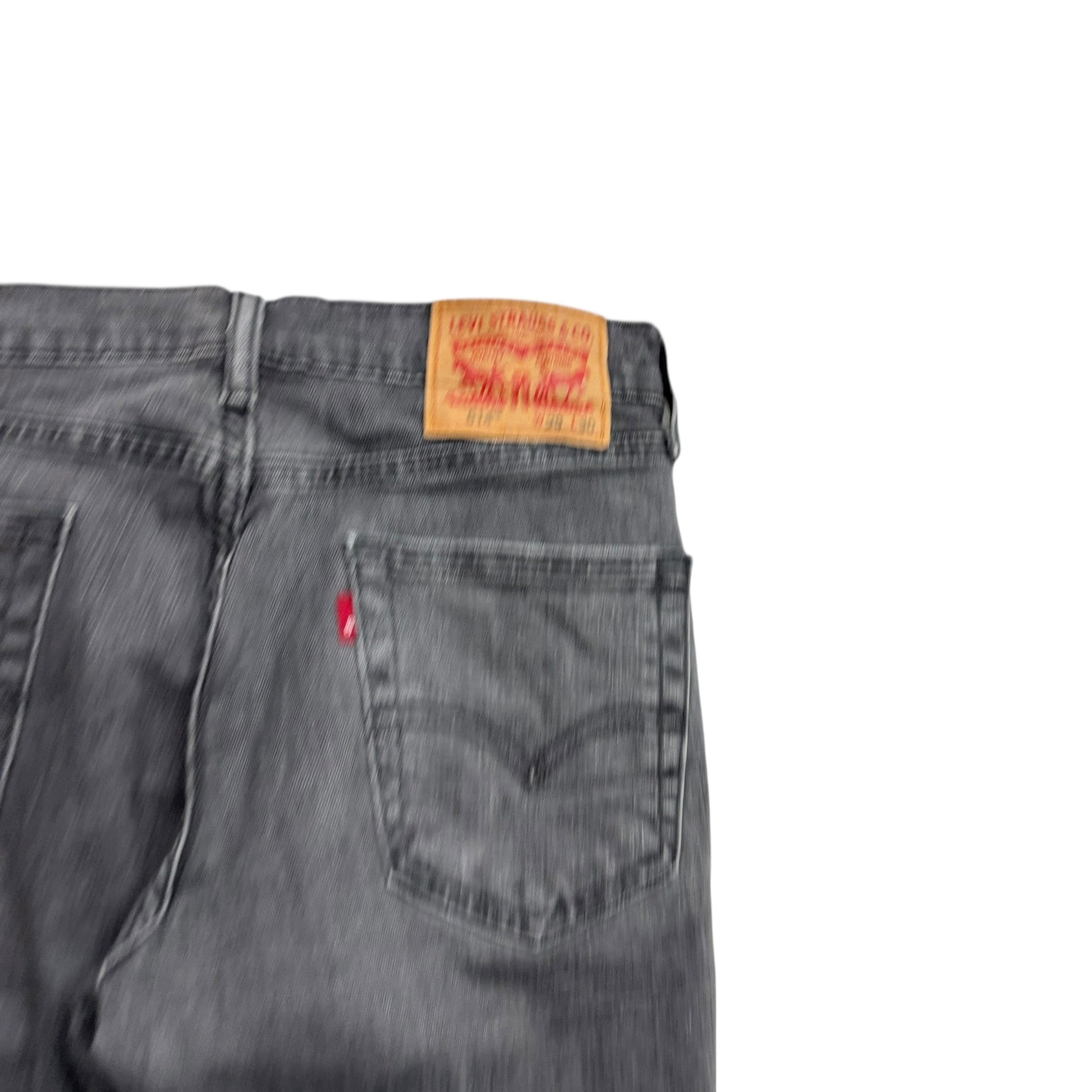 Levis 514 Jeans W29 L26 Mens Grey Regular Straight Fit Stretch Denim (E)