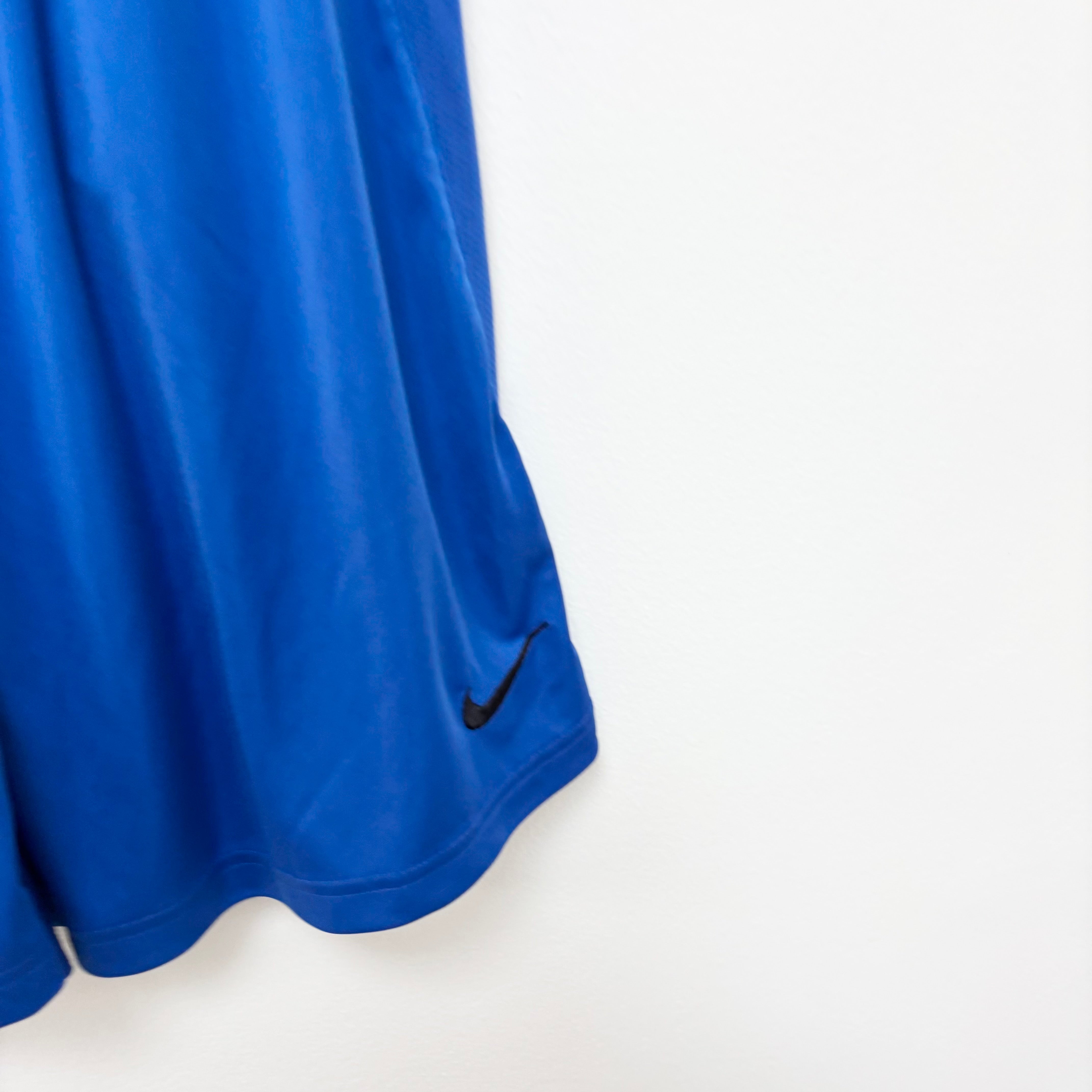 Nike Shorts Mens XL Blue Dri Fit Running Sports Gym Athletic Pockets (E)