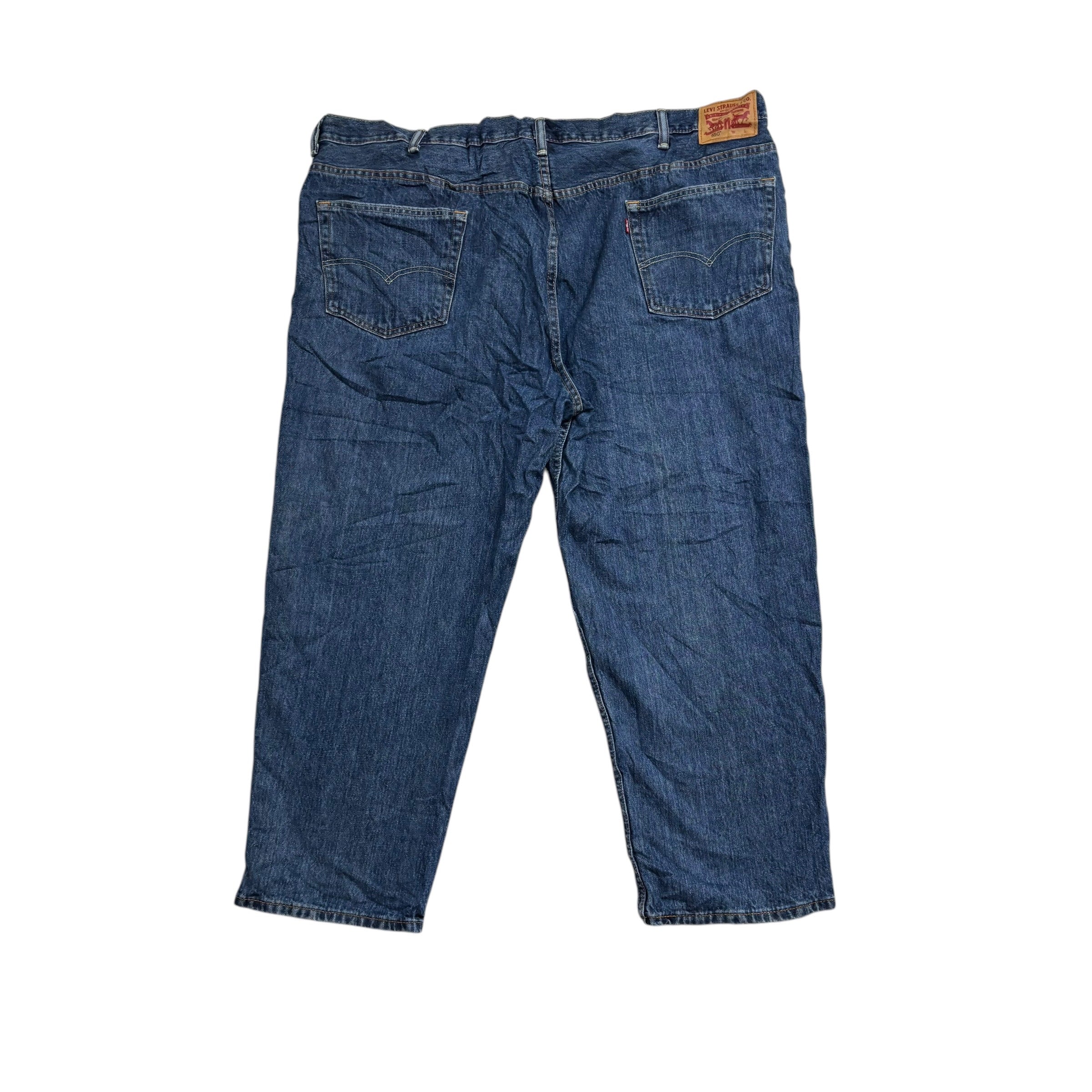 Levis 550 Jeans W50 L29 Mens Mid Blue Baggy Relaxed Straight Fit Denim