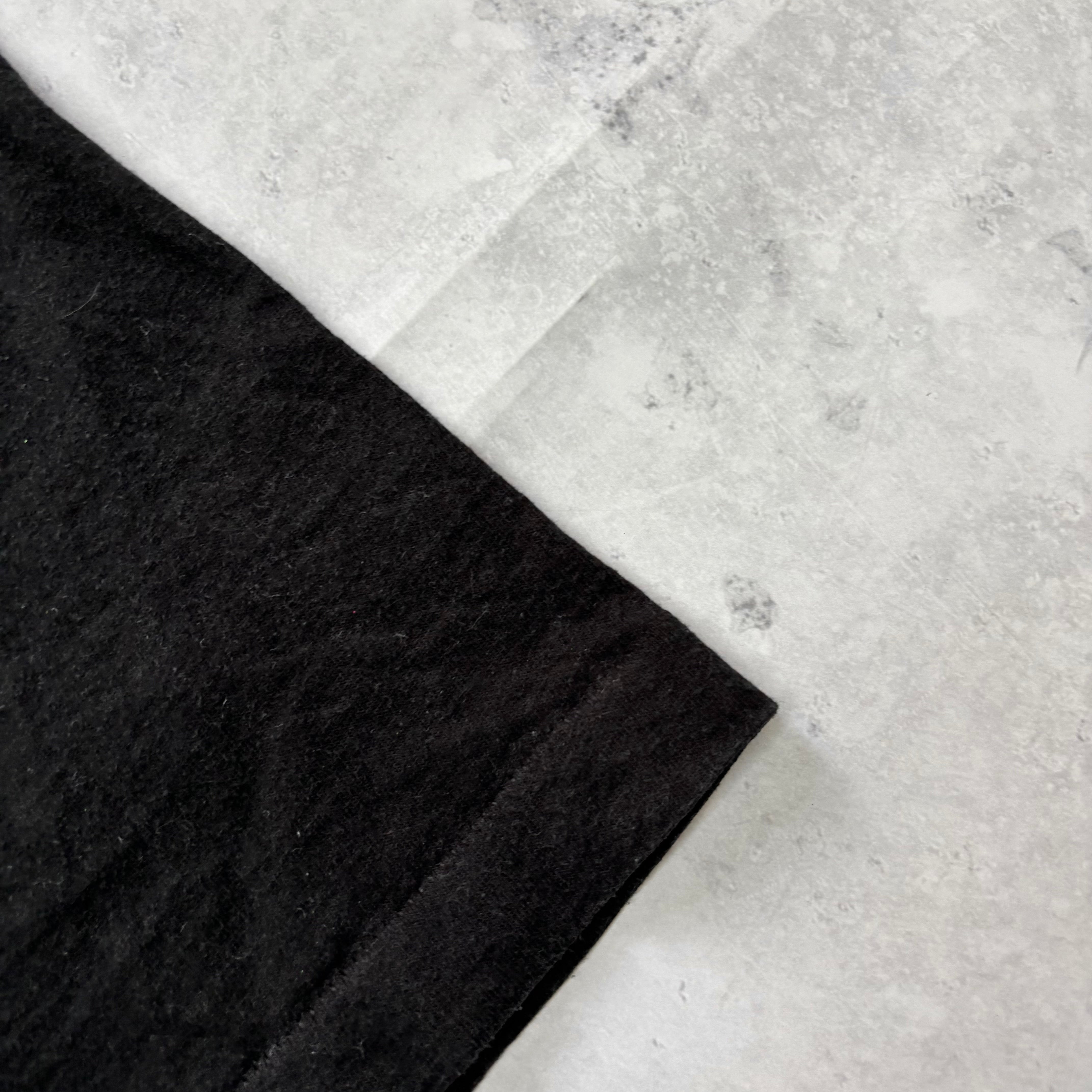 Vintage T Shirt Mens Large Black Single Stitch Graphic Print 90s