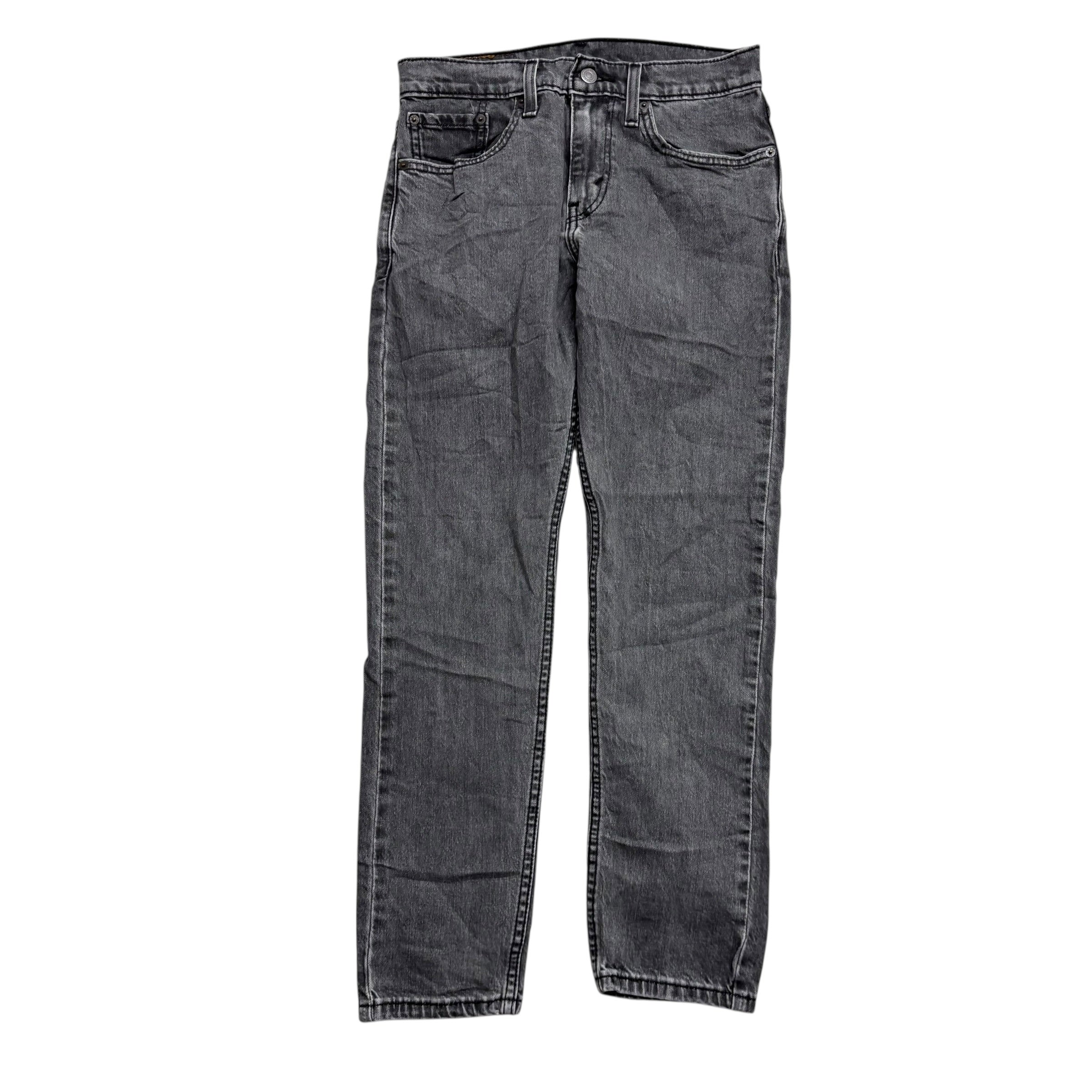 Levis 512 Jeans W28 L28 Mens Grey Slim Tapered Fit Stretch Denim (E)