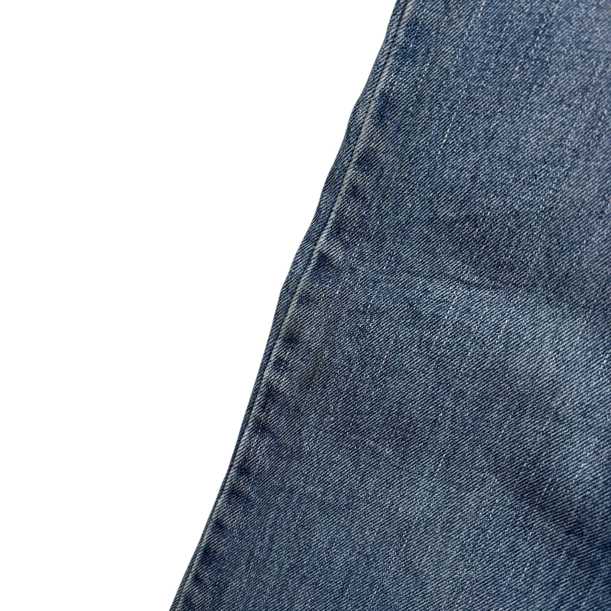 Levis 505 Jeans W38 L32 Mens Mid Blue Regular Straight Fit Vintage Denim