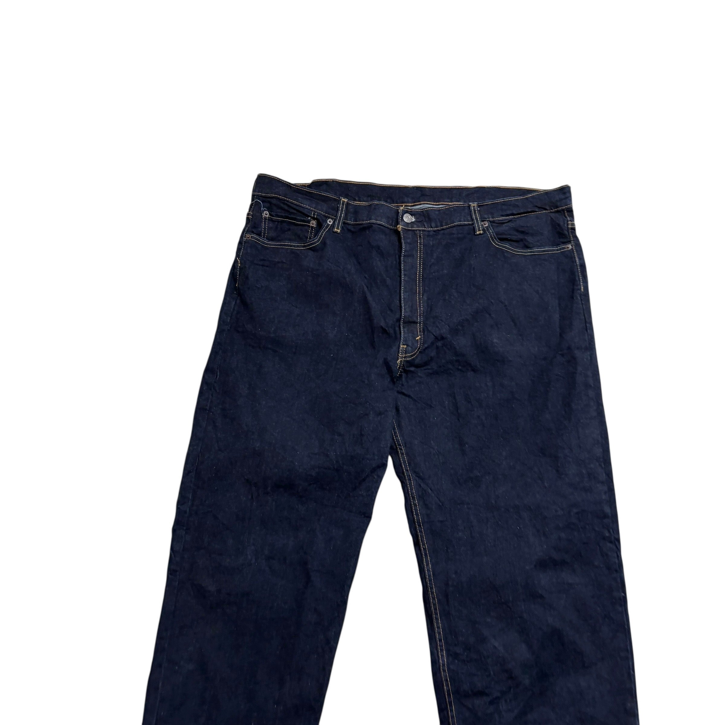 Levis 550 Jeans W46 L32 Mens Dark Blue Baggy Relaxed Straight Fit Stretch Denim
