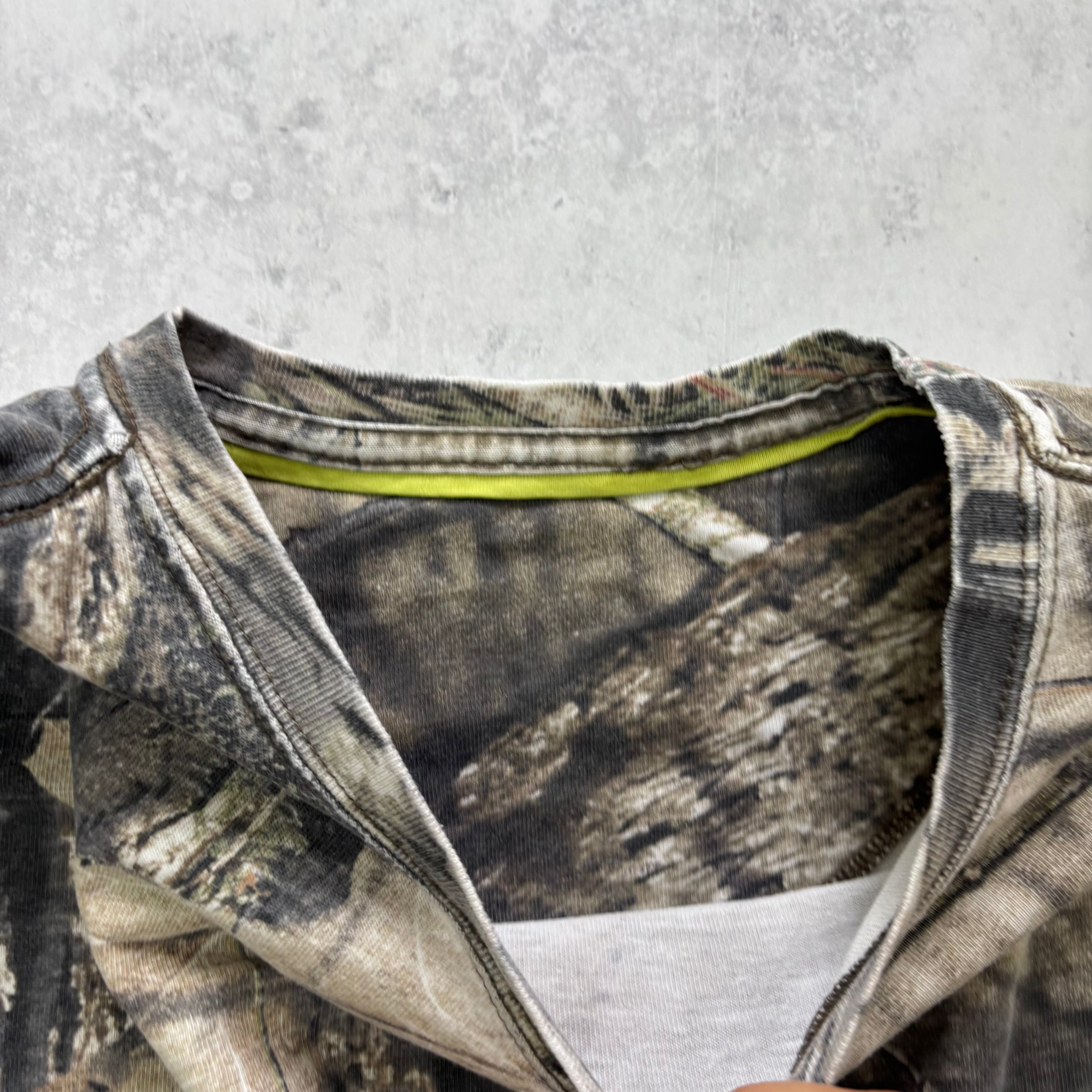 RealTree T Shirt Mens XL Camo Y2K Hunting Mossy Oak