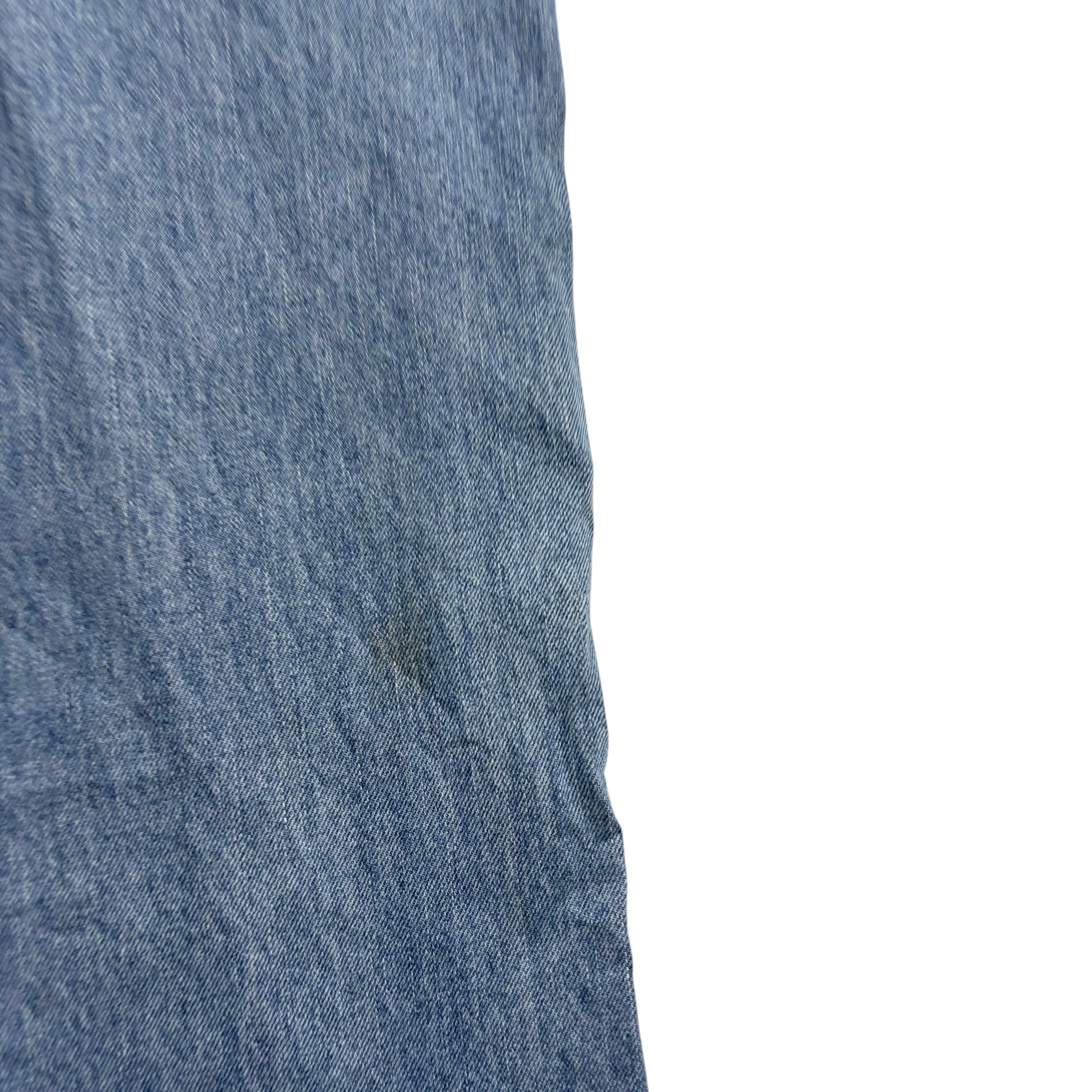 Levis 505 Jeans W40 L30 Mens Light Blue Regular Straight Fit Denim