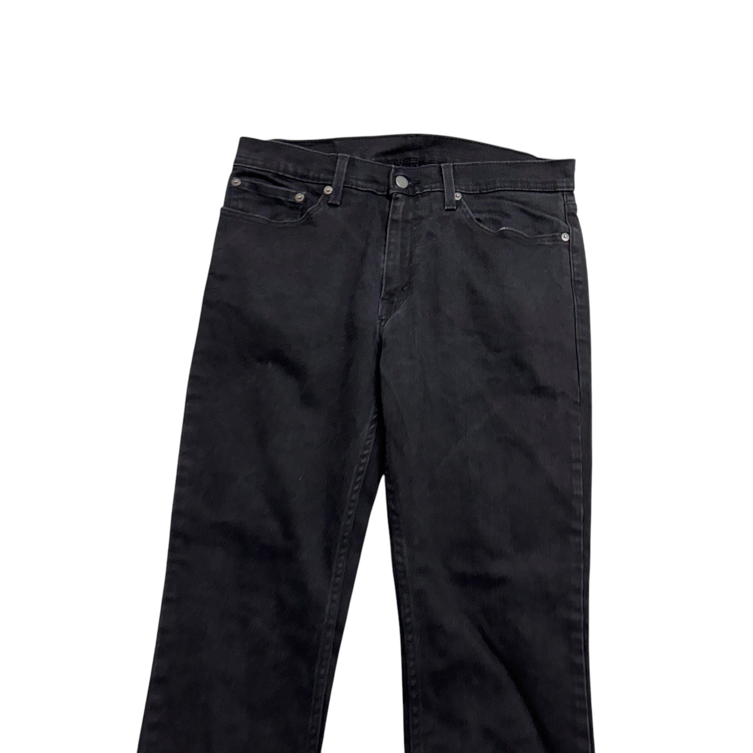 Levis 511 Jeans W34 L30 Mens Black Slim Fit Stretch Denim (E)