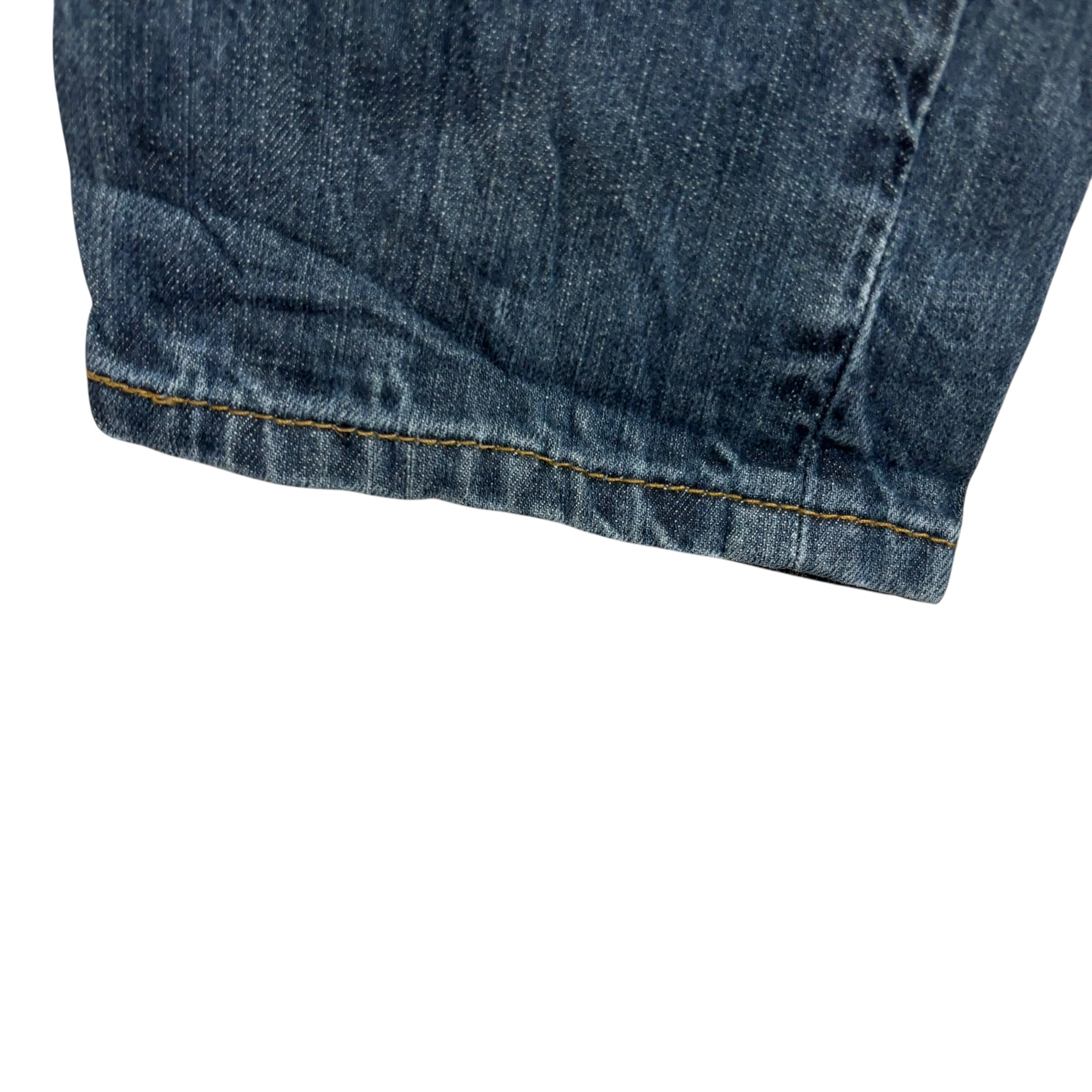 Levis 502 Jeans W32 L28 Mens Dark Blue Regular Tapered Fit Denim