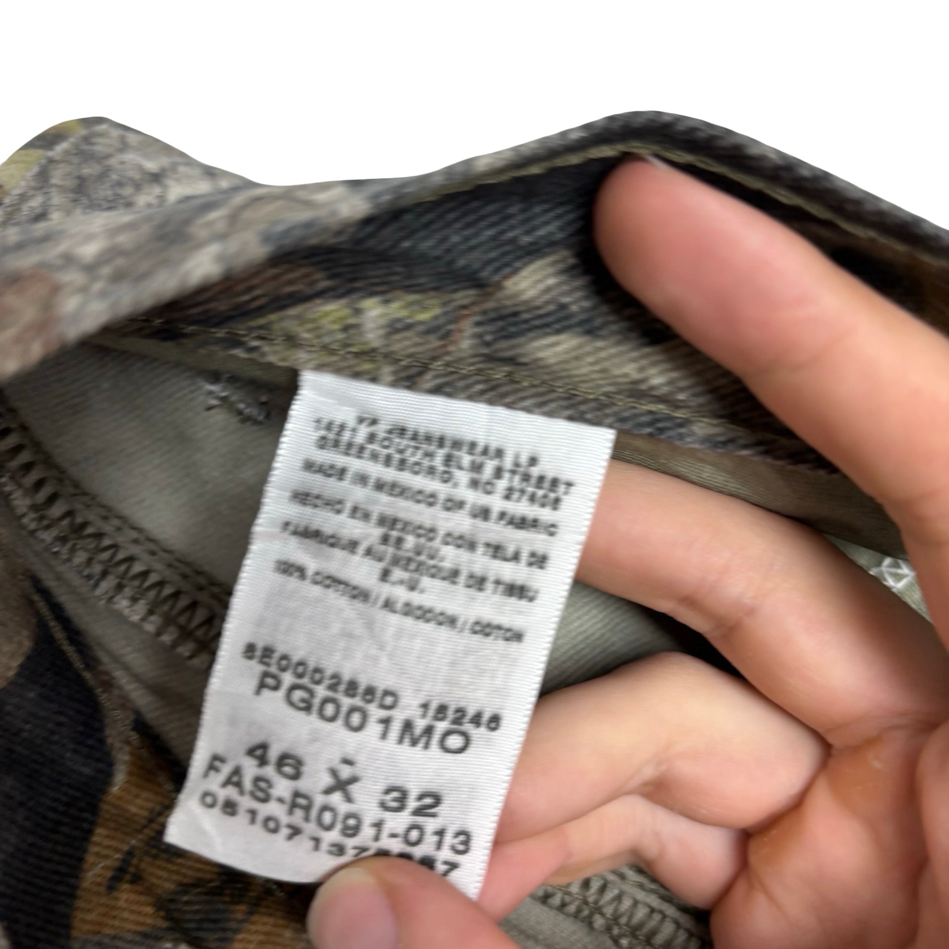 Wrangler RealTree Jeans W46 L32 Mens Green Khaki Relaxed Tapered Fit Vintage (E)