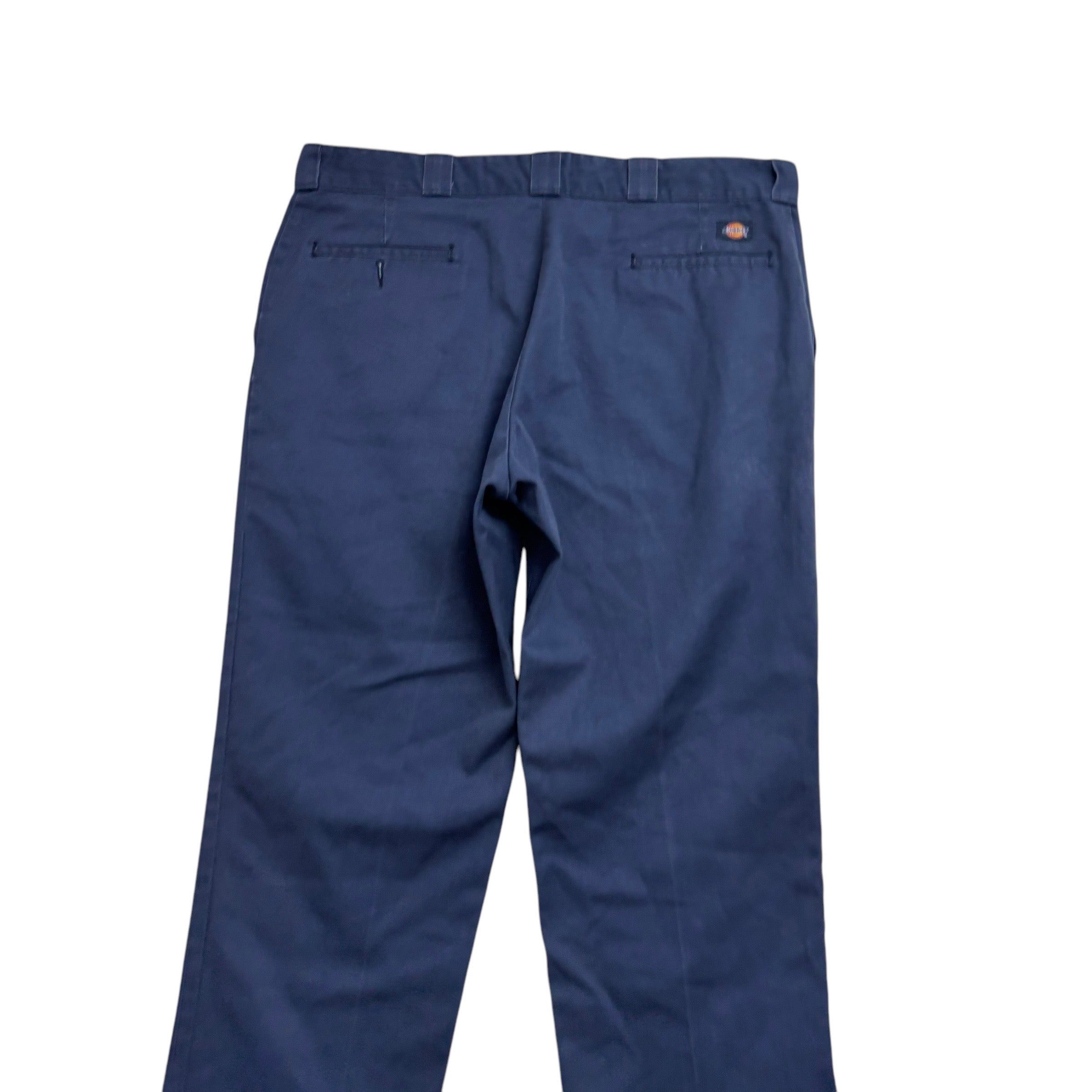 Dickies 874 Trousers W40 L29 Mens Blue Pants Original Straight Fit Workwear