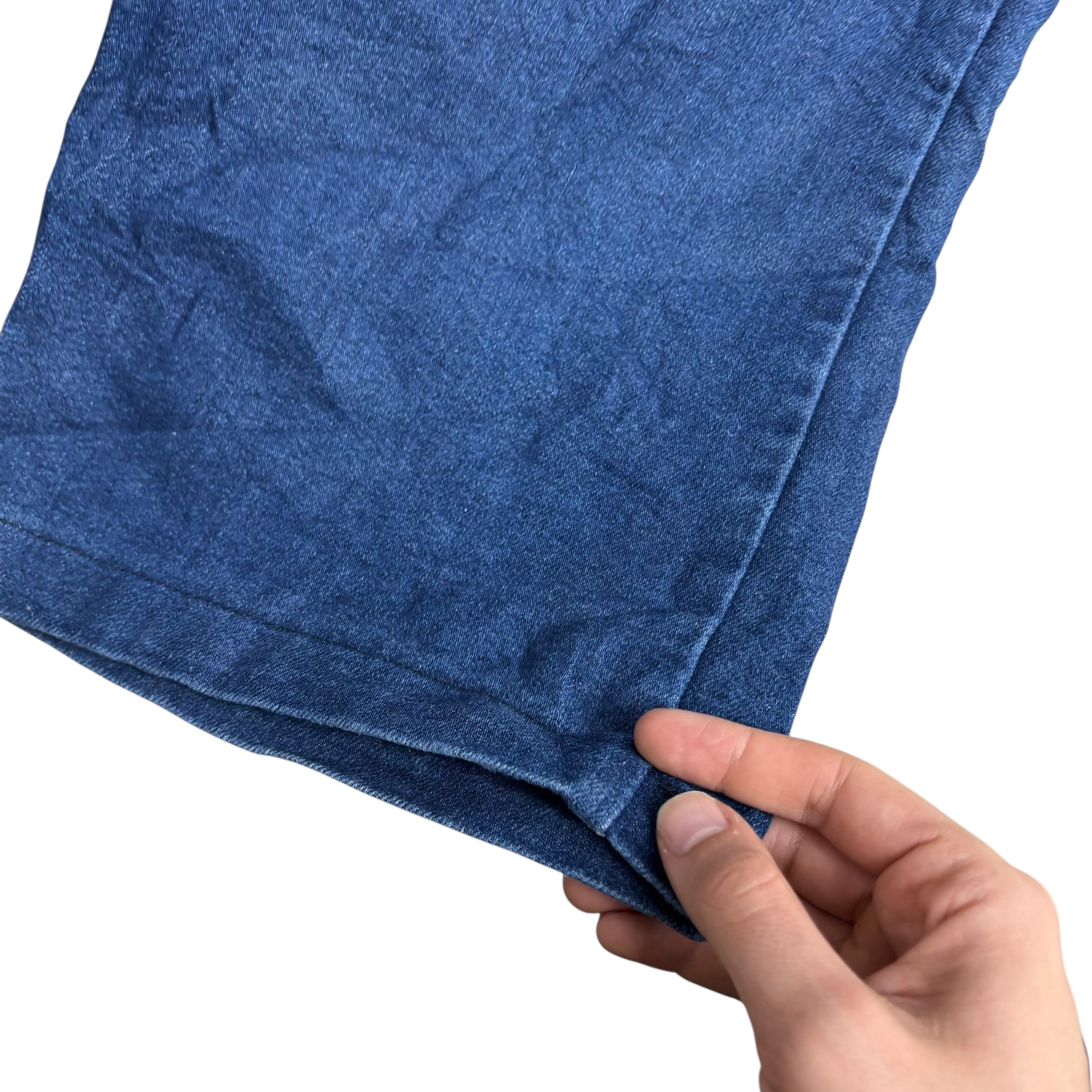 Lee Jeans W48 L26 Mens Mid Blue Regular Straight Fit Vintage Denim (E)