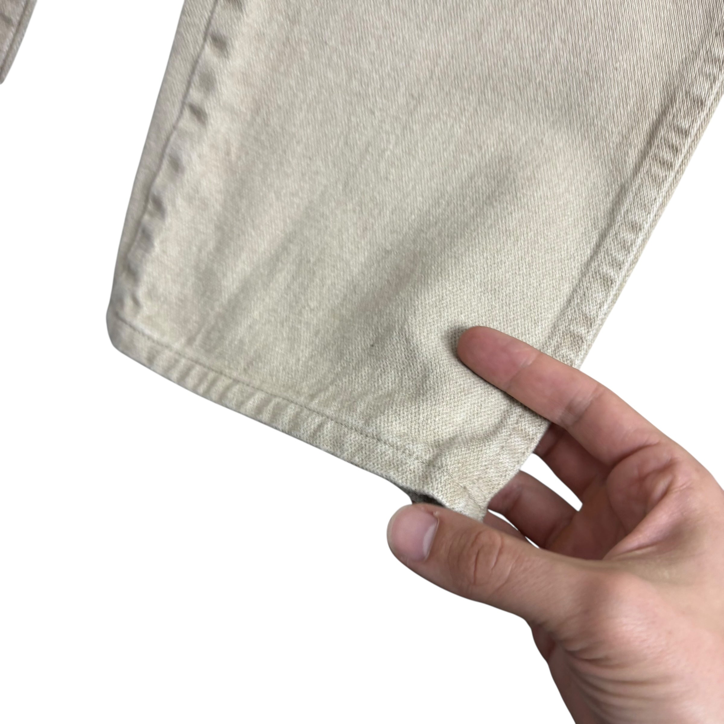 Wrangler Jeans Cowboy Cut W34 L27 Mens Beige 936 Slim Fit Denim