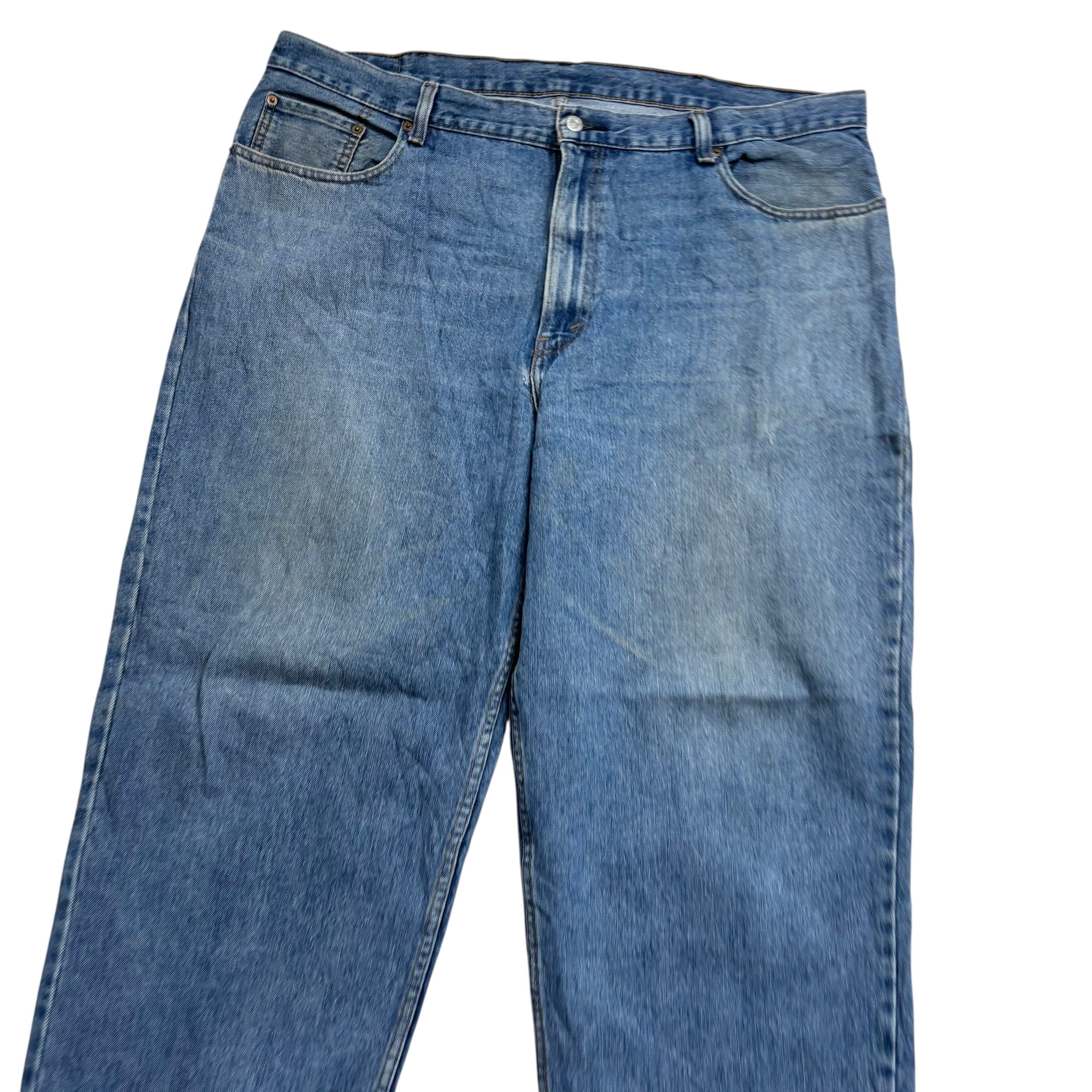 Levis 560 Jeans W42 L32 Mens Mid Blue Baggy Relaxed Comfort Vintage Denim (F)