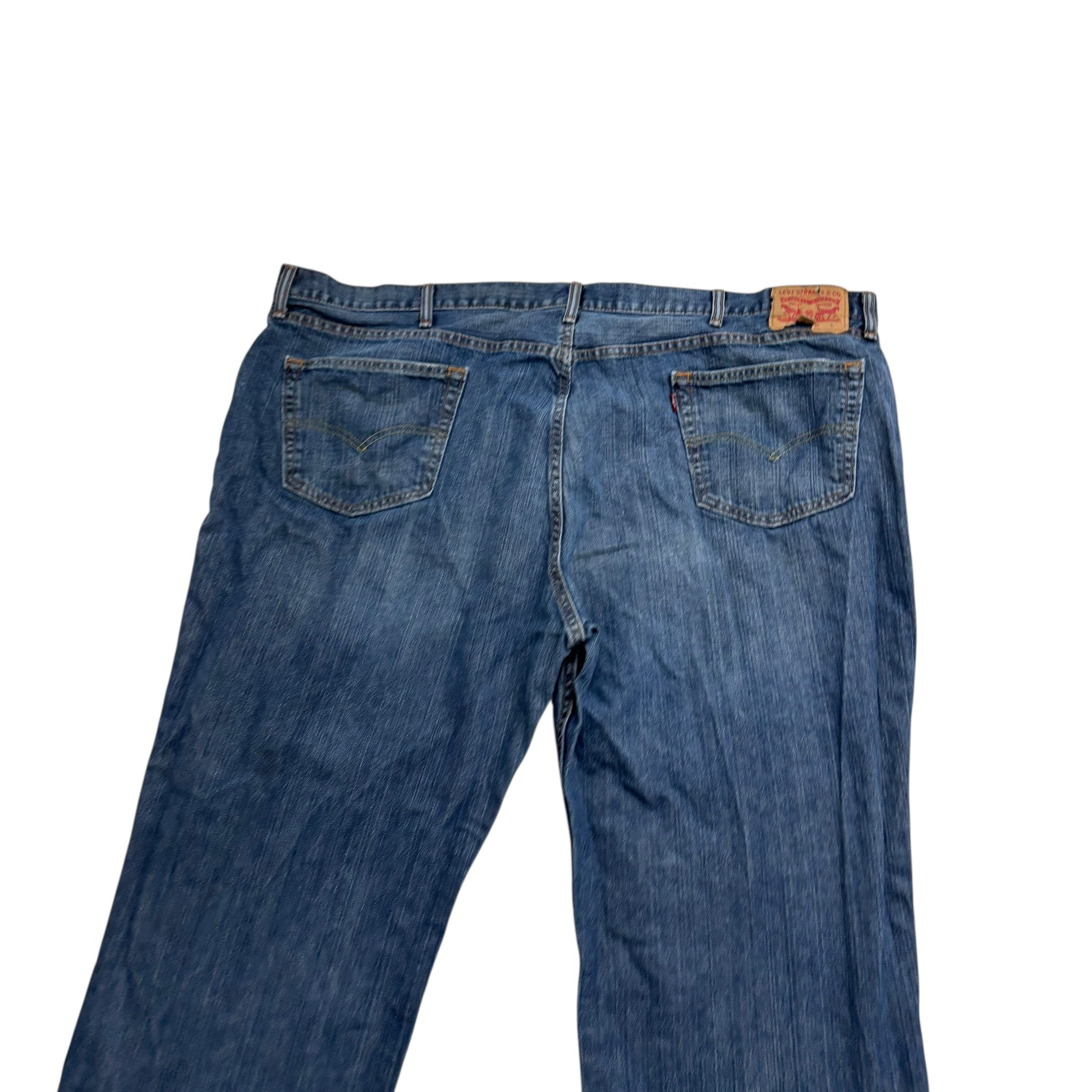 Levis 559 Jeans W52 L31 Mens Mid Blue Baggy Relaxed Straight Fit Denim