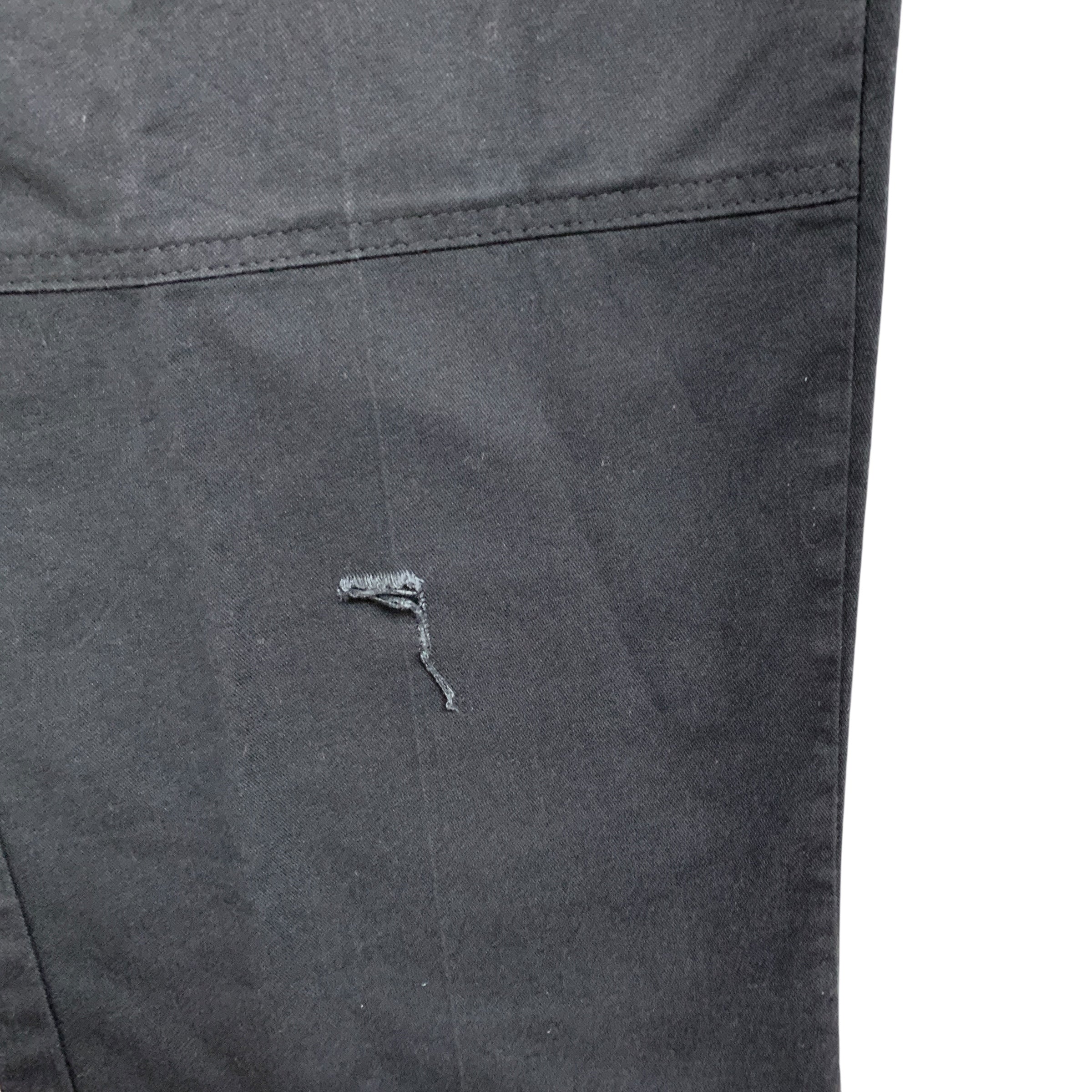 Dickies Double Knee Trousers W42 L32 Mens Black Pants Baggy Relaxed Fit Workwear