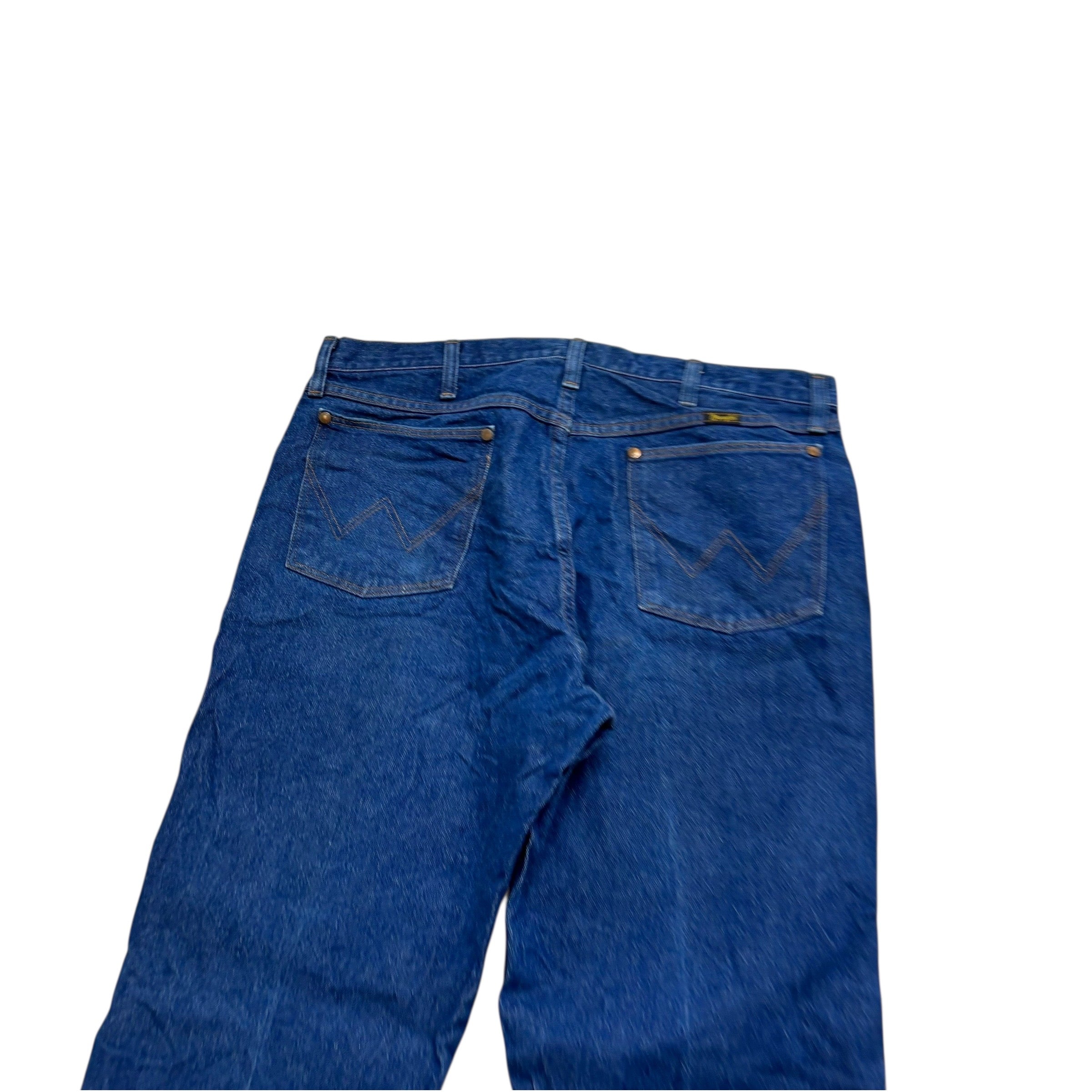 Wrangler Jeans Cowboy Cut W36 L32 Mens Dark Blue 13MWZ Original Fit Denim