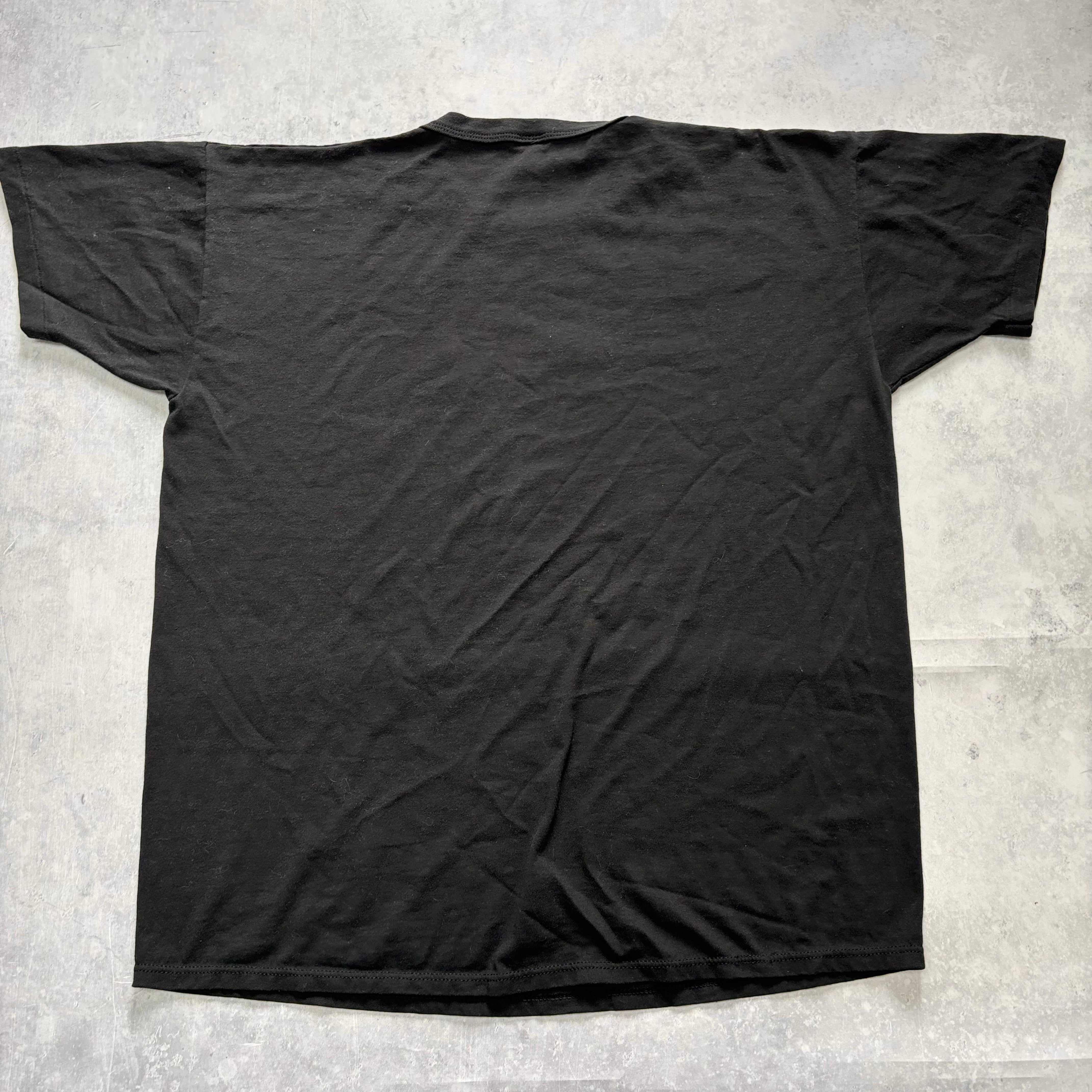 Vintage T Shirt Mens XL Black Single Stitch Graphic Print 90s Theatre (E)