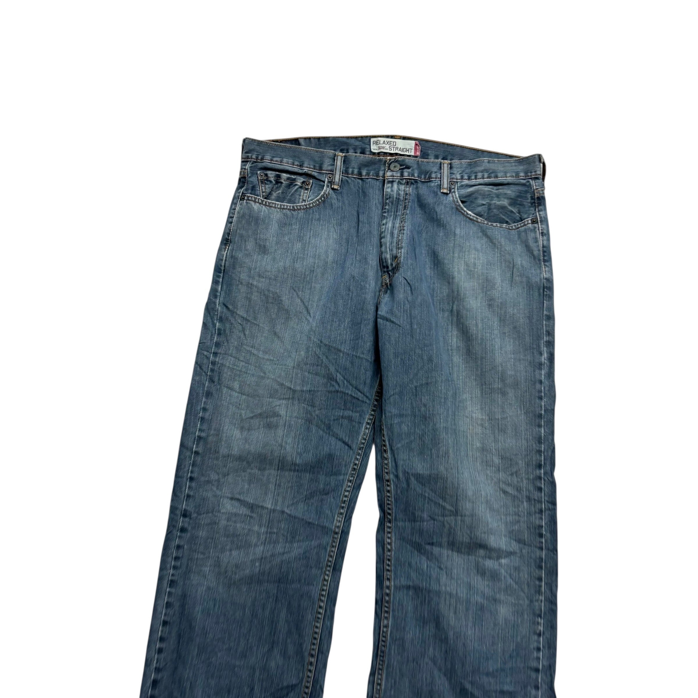 Levis 559 Jeans W36 L32 Mens Dark Blue Baggy Relaxed Straight Fit Vintage (F)