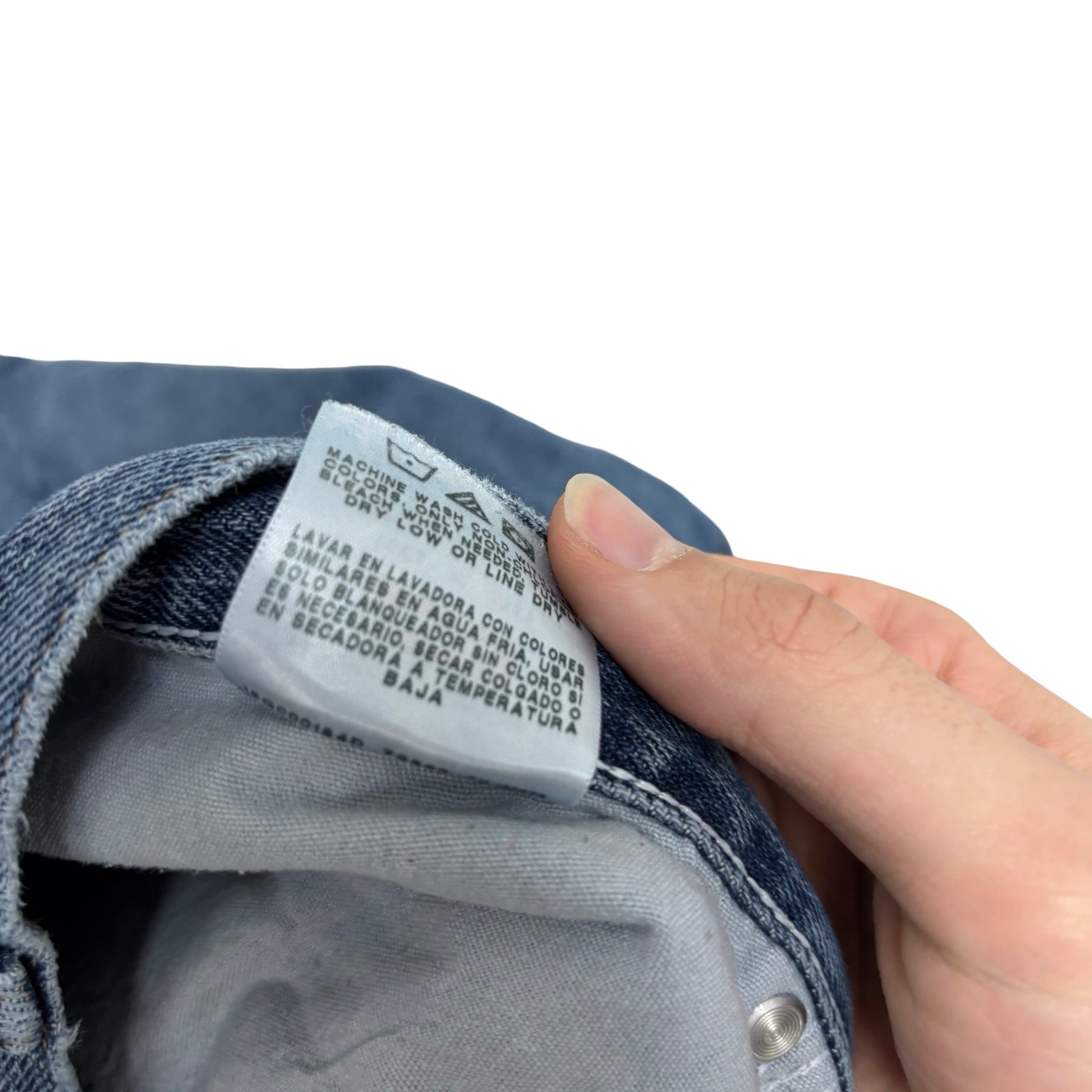 Wrangler Jeans W50 L30 Mens Mid Blue Relaxed Straight Fit Denim (E)