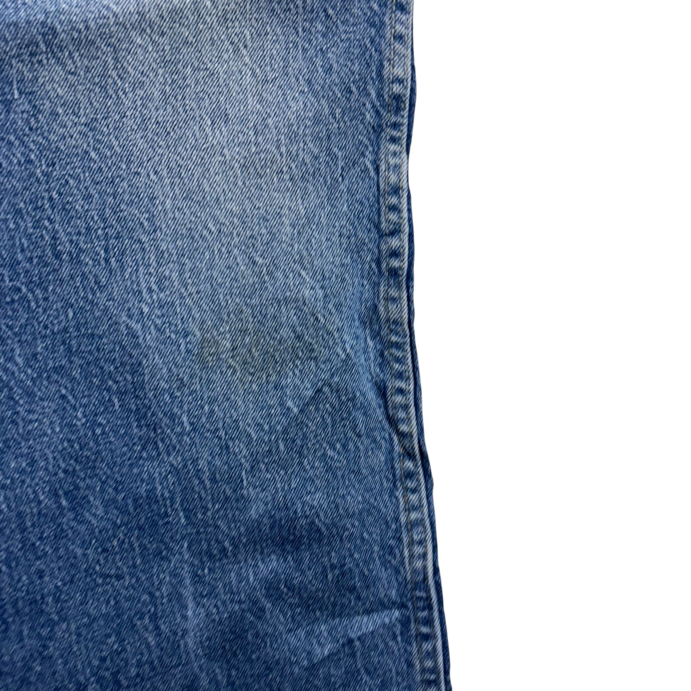 Wrangler Jeans W40 L29 Mens Mid Blue Regular Straight Fit Stretch Denim