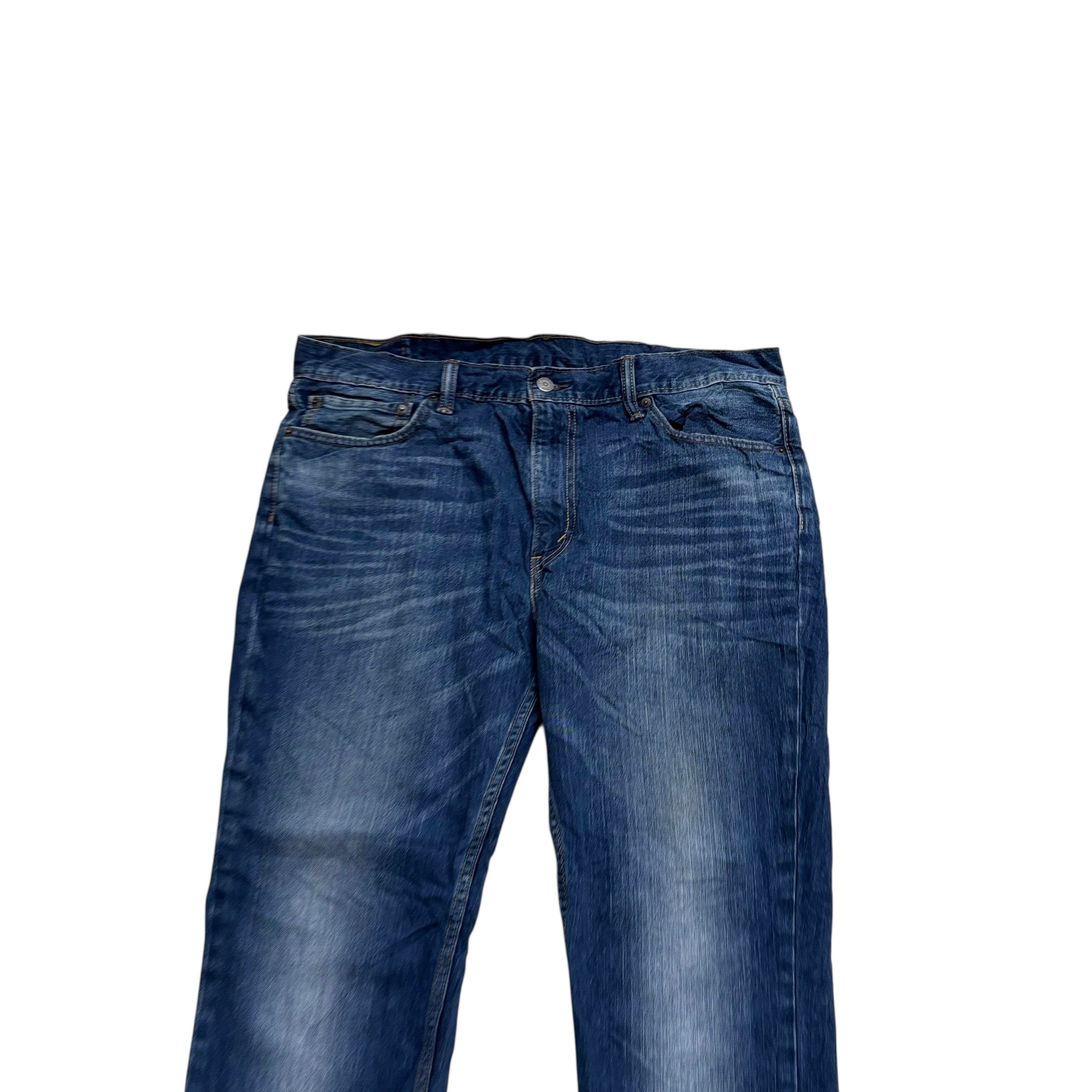 Levis 511 Jeans W38 L30 Mens Dark Blue Slim Fit Denim (E)