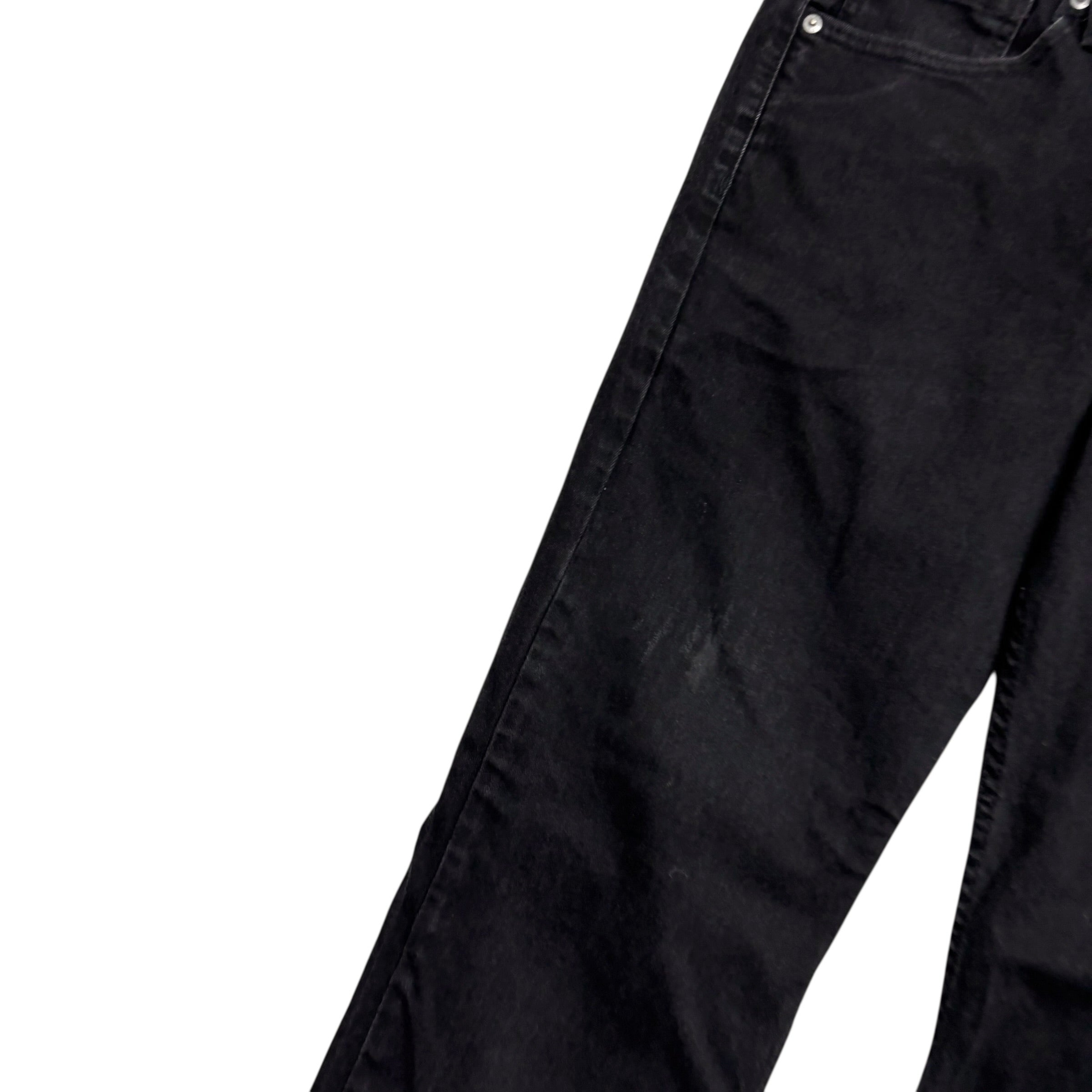 Levis Signature Jeans W33 L32 Mens Black Slim Fit Stretch Denim (F)