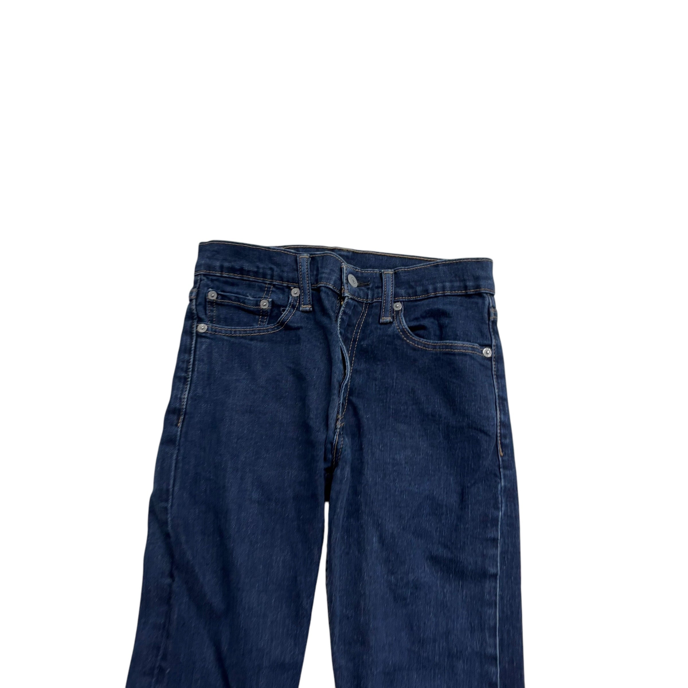 Levis 512 Jeans W28 L29 Mens Dark Blue Slim Tapered Fit Stretch Denim (E)