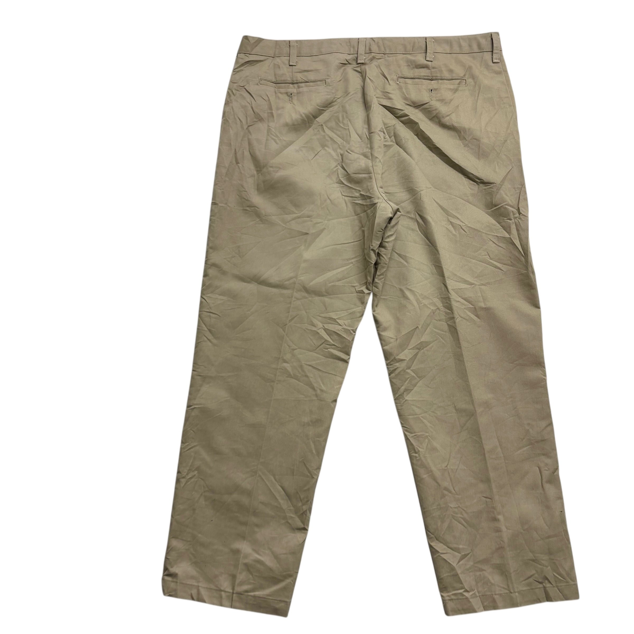 Lee Trousers W40 L30 Mens Beige Relaxed Fit Total Freedom Pants Vintage (E)