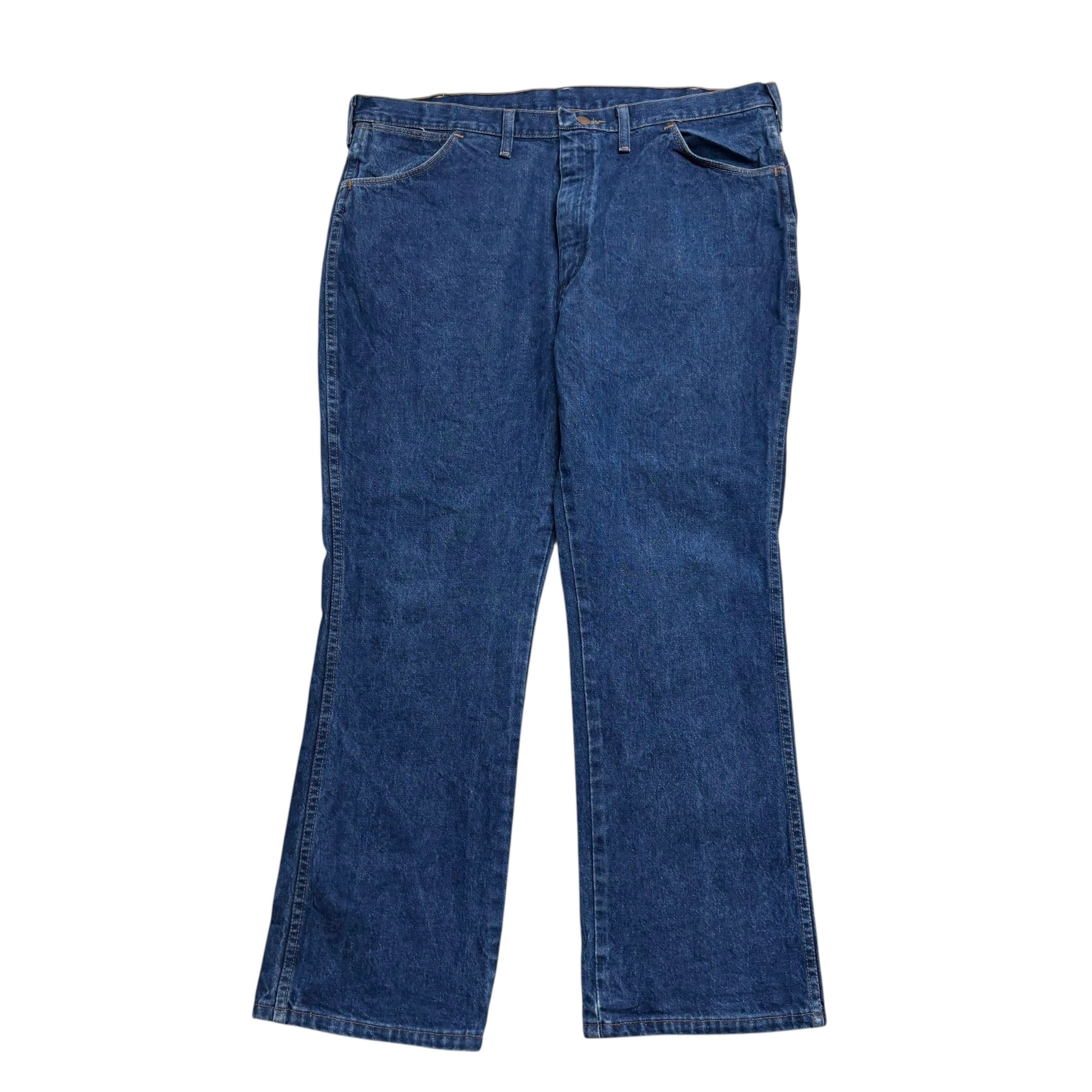 Wrangler Jeans Cowboy Cut W38 L30 Mens Dark Blue 945 Bootcut Fit Denim