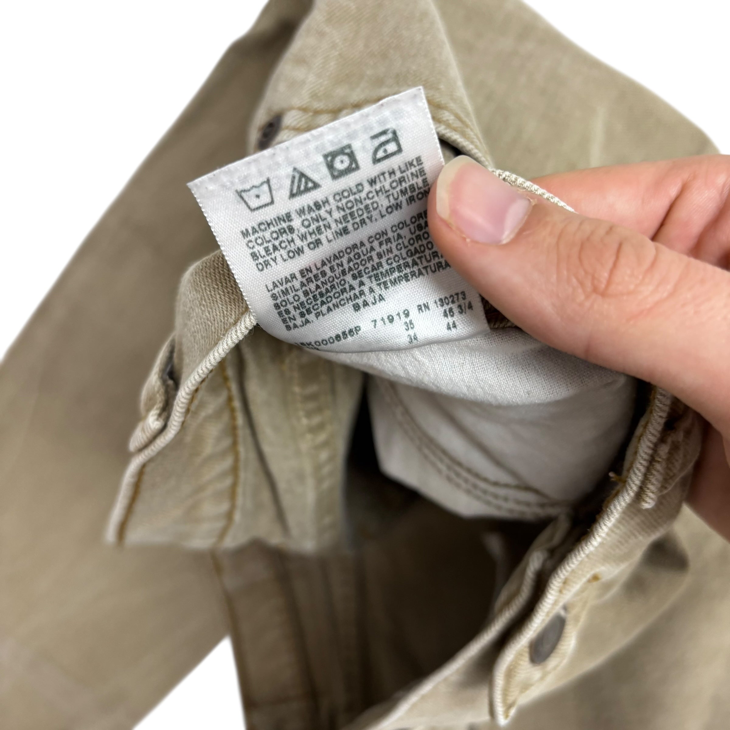 Wrangler Jeans W33 L34 Mens Green Regular Straight Fit Stretch Denim (E)