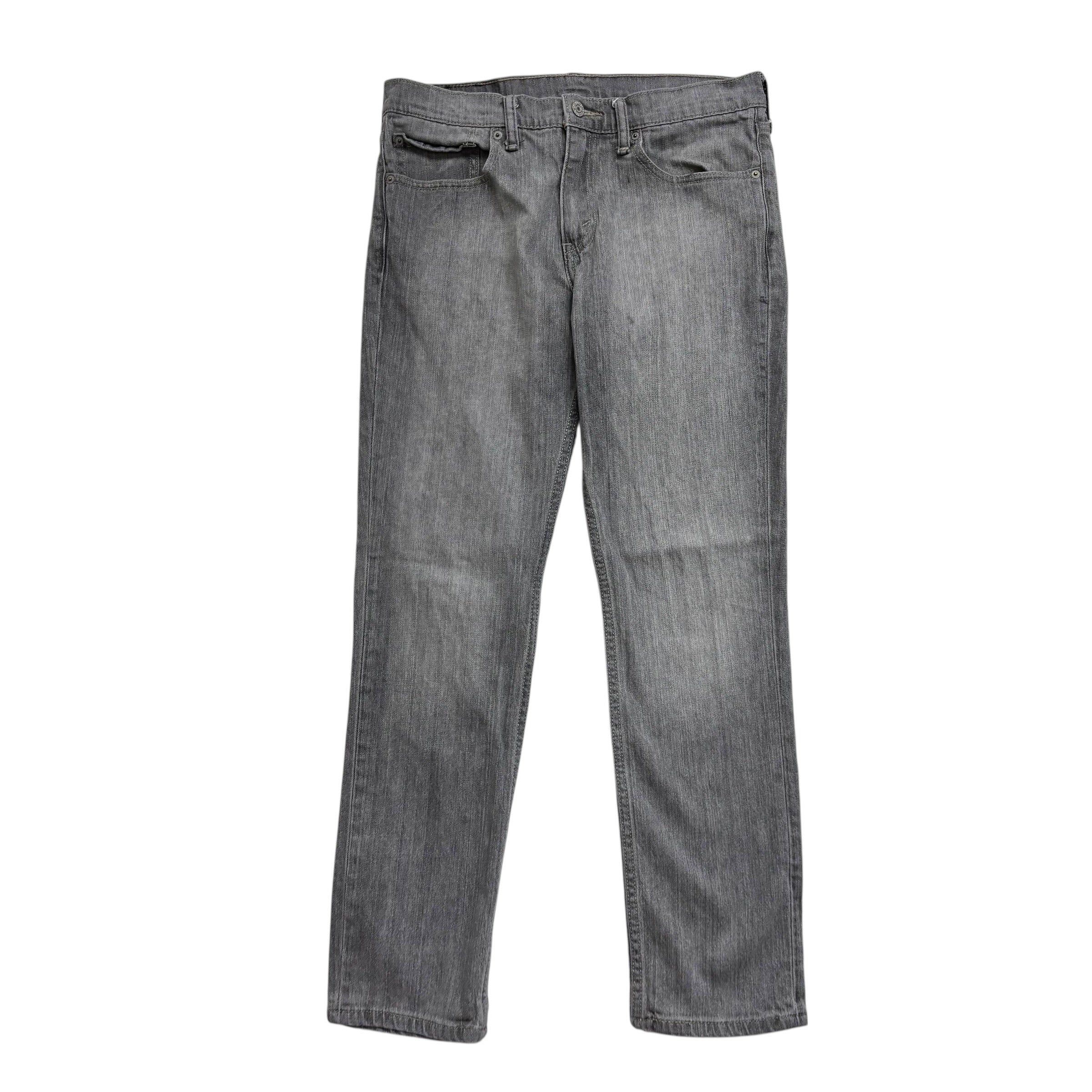 Levis 511 Jeans W32 L29 Mens Grey Slim Fit Stretch Denim