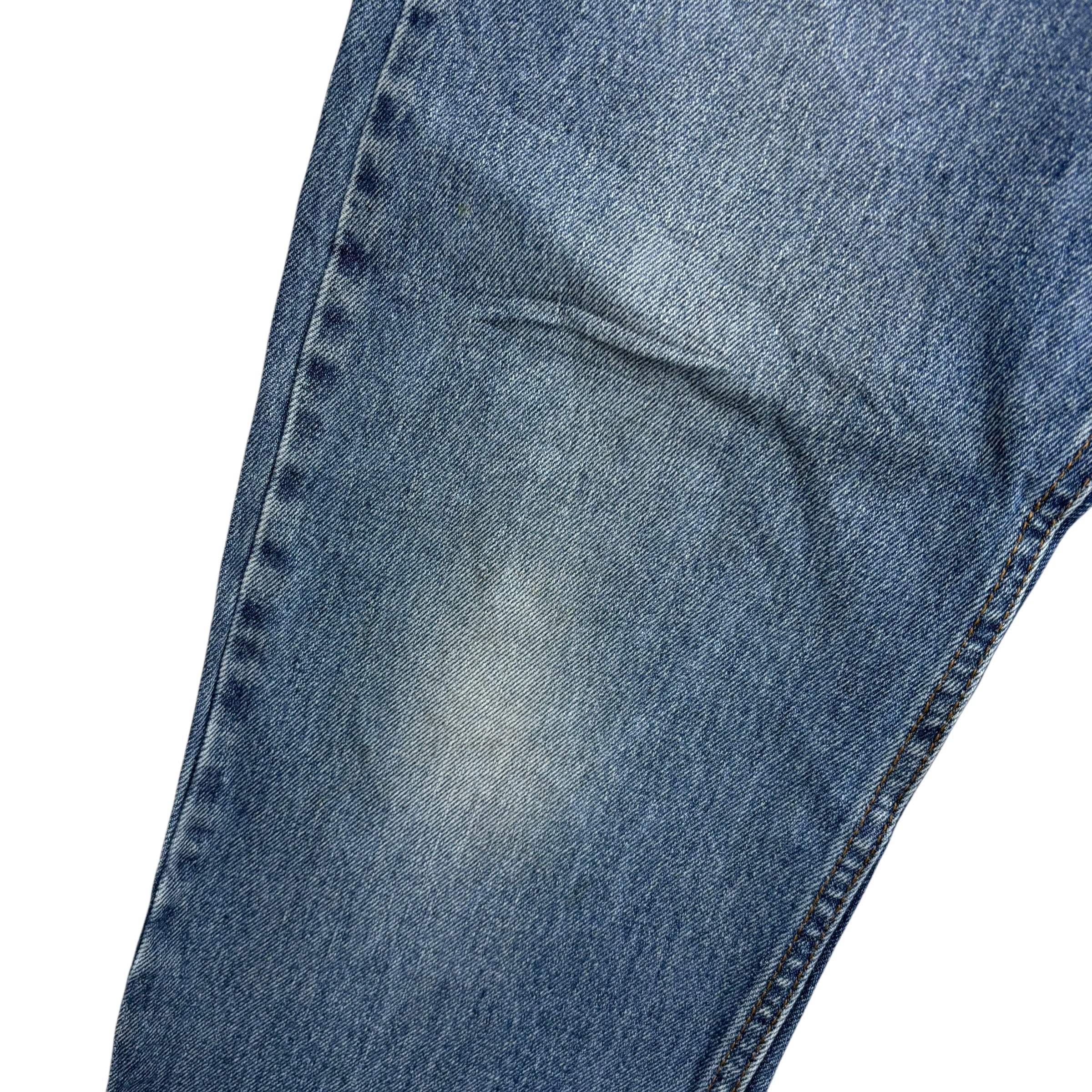 Levis Jeans W33 L30 Mens Mid Blue Regular Straight Fit Vintage Denim