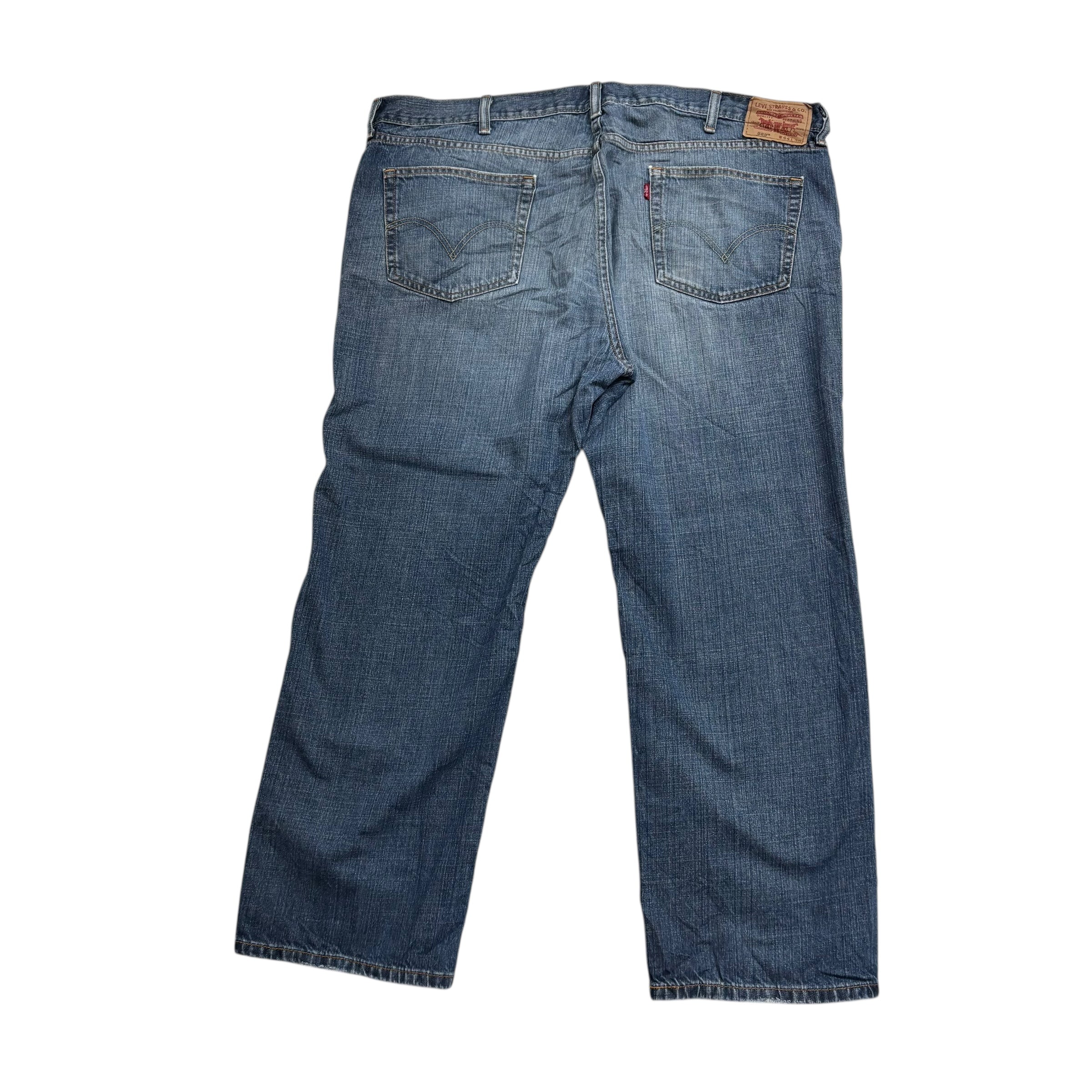 Levis 559 Jeans W44 L30 Mens Mid Blue Baggy Relaxed Straight Fit Vintage Denim