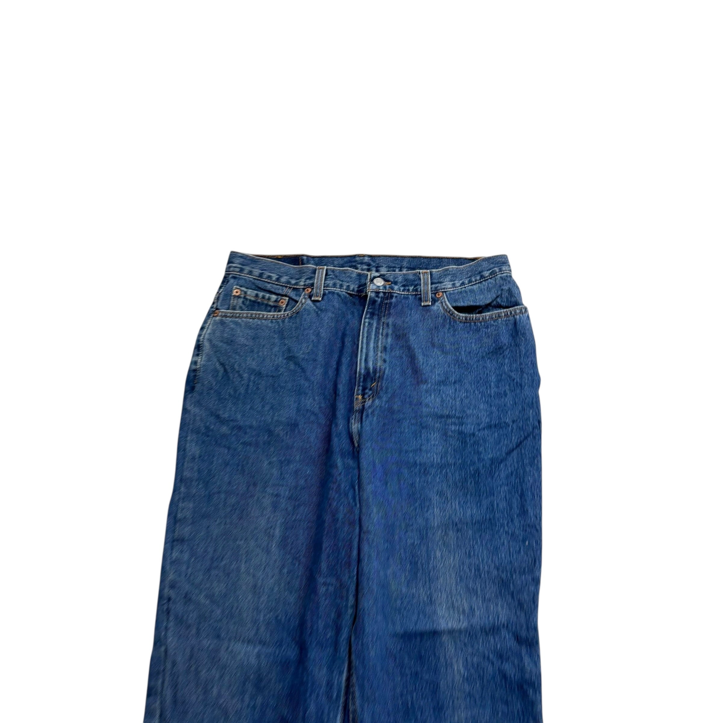 Levis 550 Jeans W32 L27 Womens Mid Blue Relaxed Taper Vintage USA Made