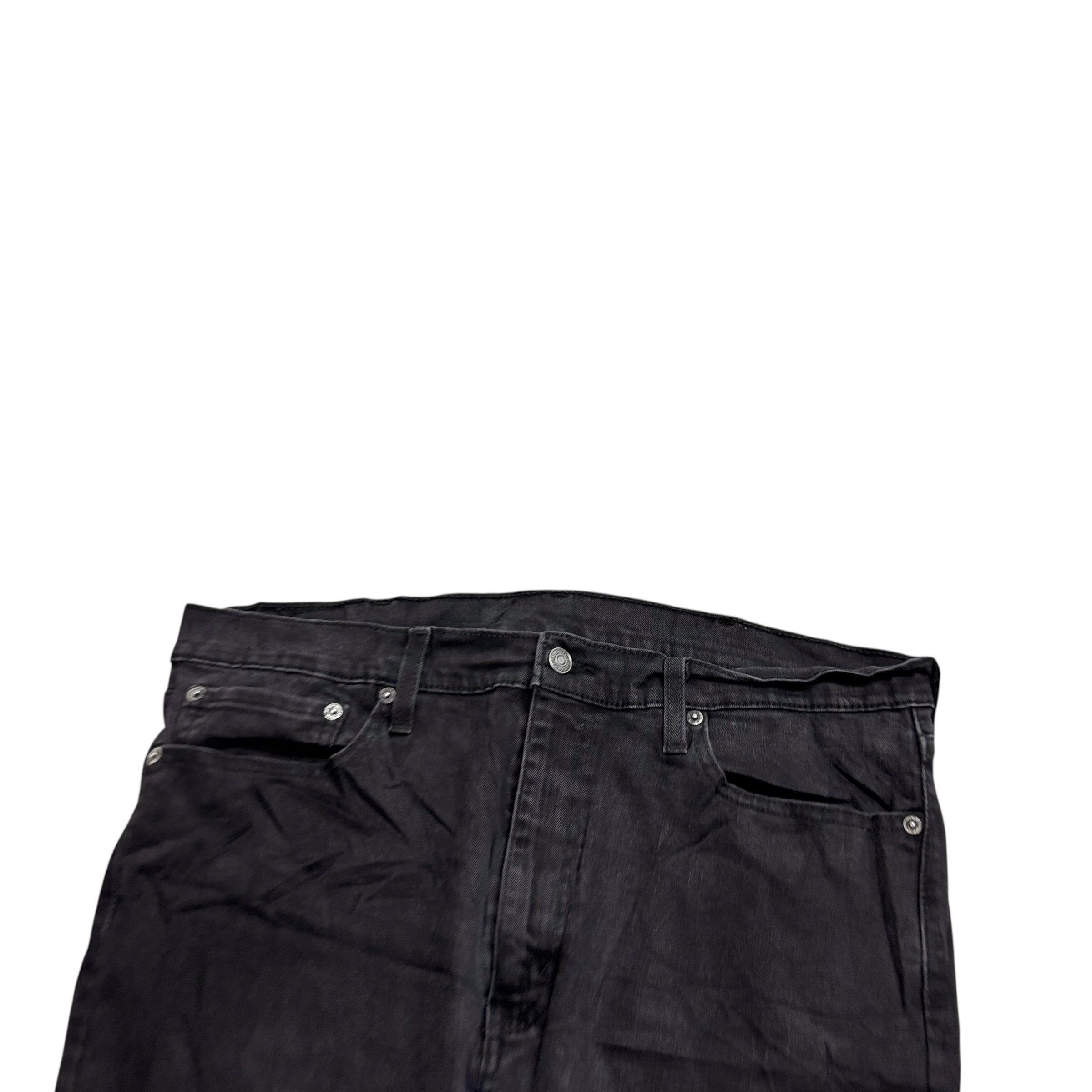 Levis 510 Jeans W36 L31 Mens Black Skinny Fit Stretch Denim (E)