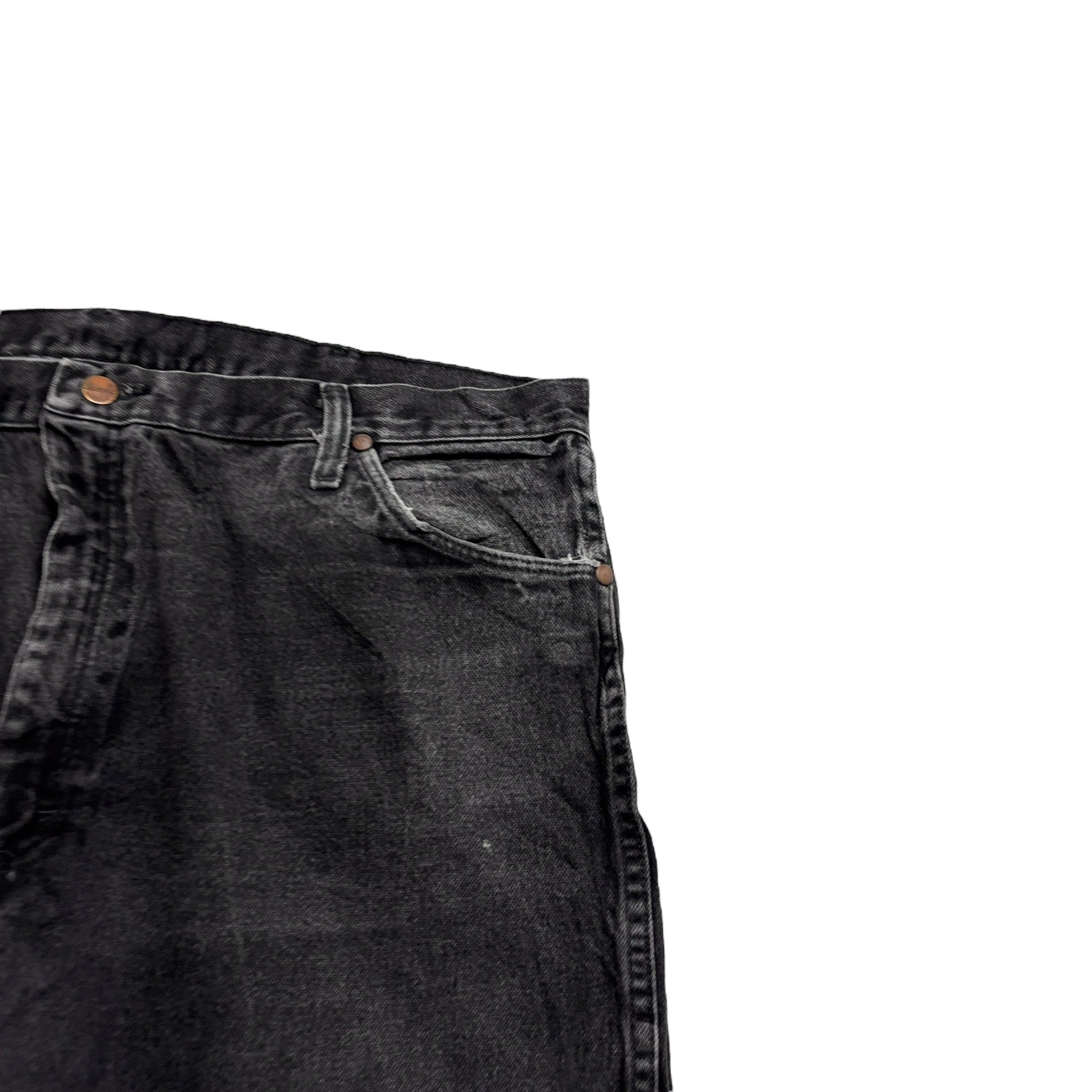 Wrangler Jeans Cowboy Cut W42 L30 Mens Black 13MWZ Original Fit Denim
