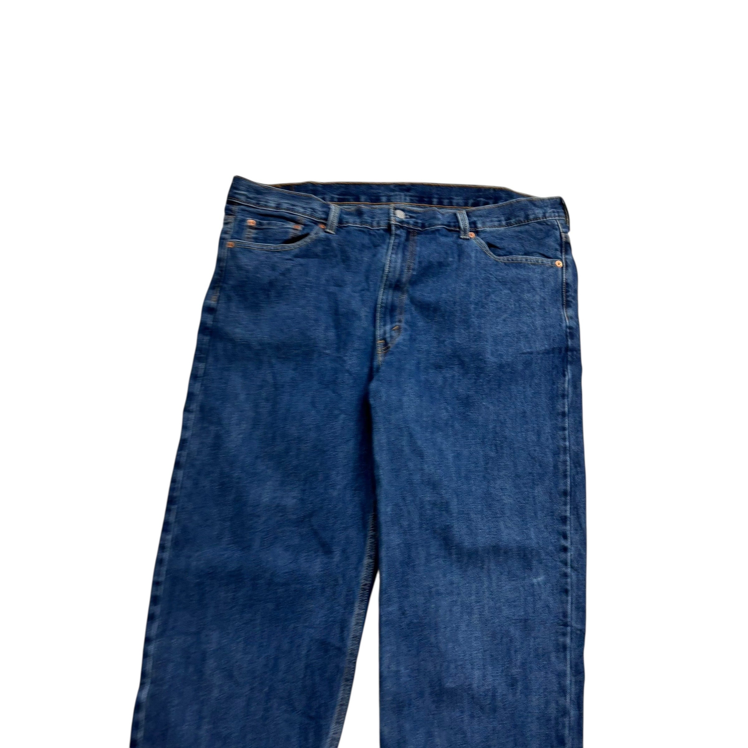 Levis 550 Jeans W44 L32 Mens Mid Blue Baggy Relaxed Straight Fit Denim