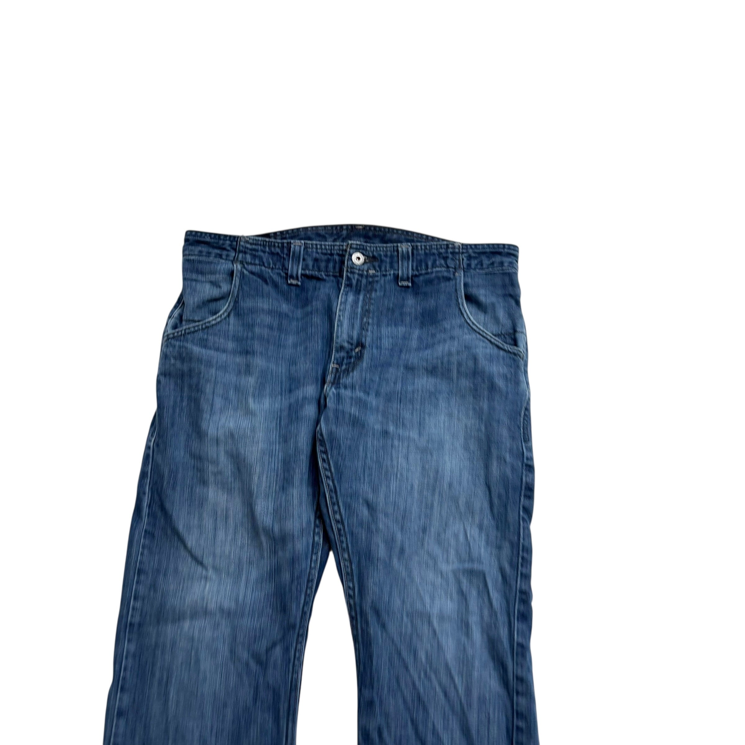 Levis 514 Jeans W36 L29 Mens Dark Blue Regular Straight Fit Vintage Denim