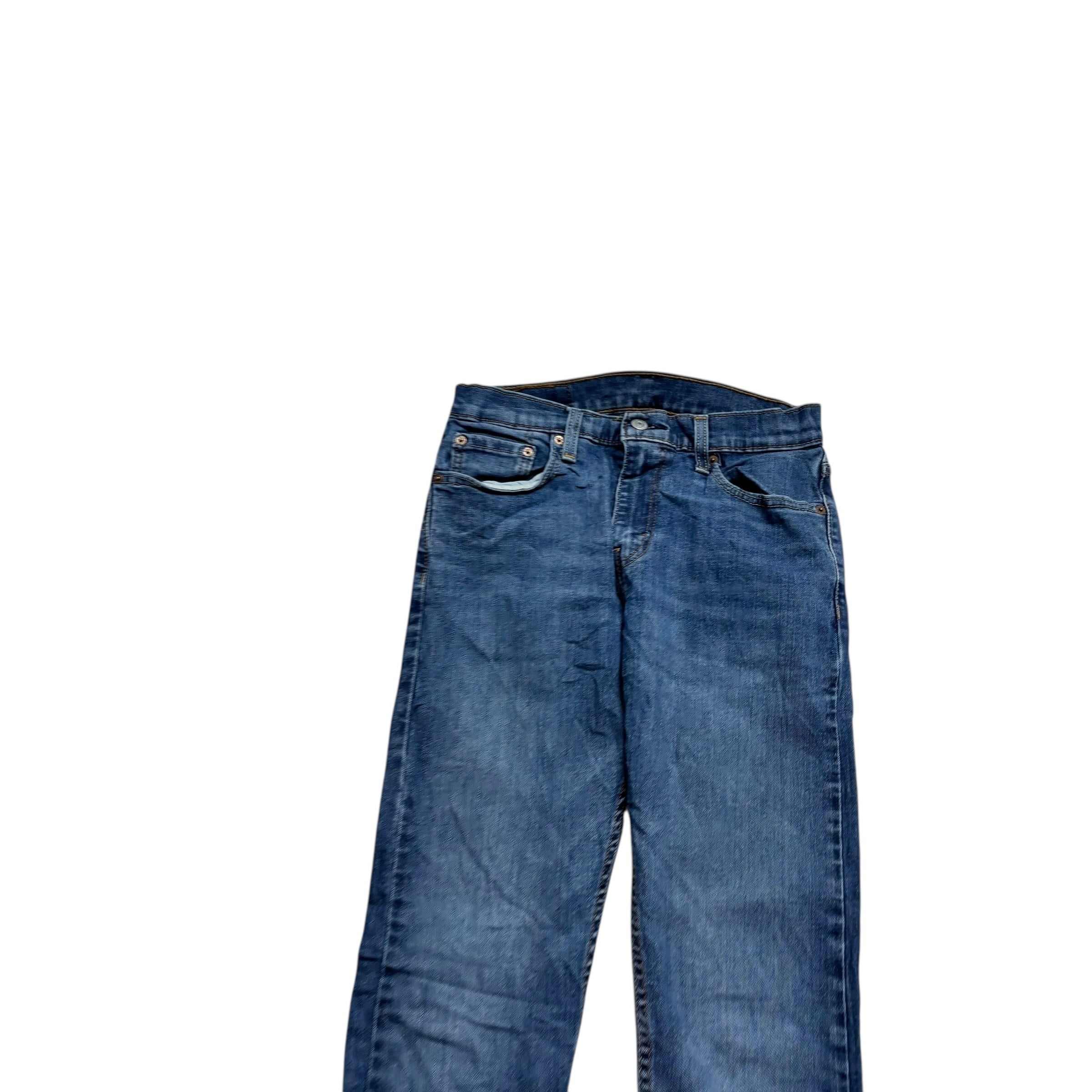 Levis 512 Jeans W28 L31 Mens Mid Blue Slim Tapered Fit Stretch Denim (F)