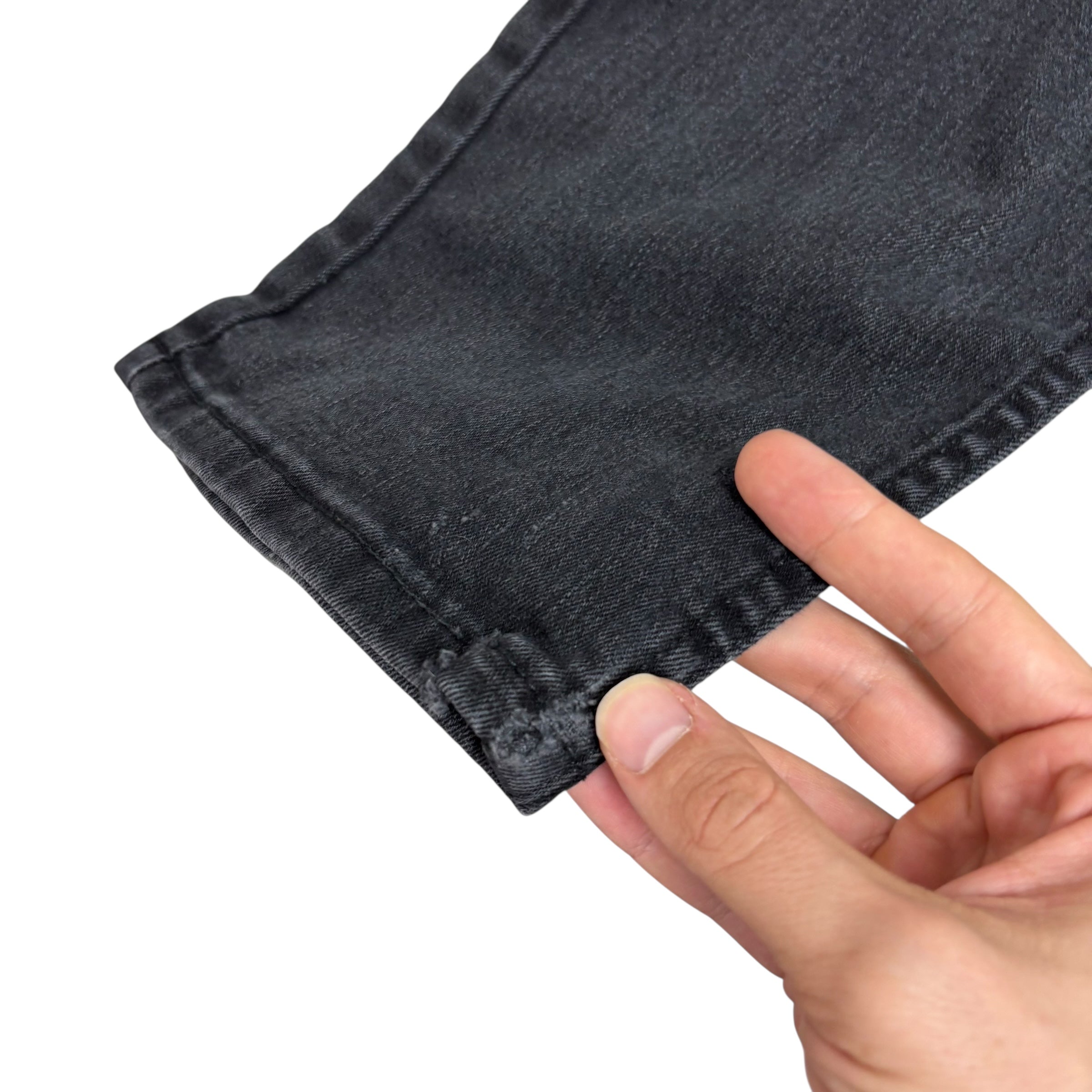 Levis 514 Jeans W32 L33 Mens Black Regular Straight Fit Stretch Denim (F)