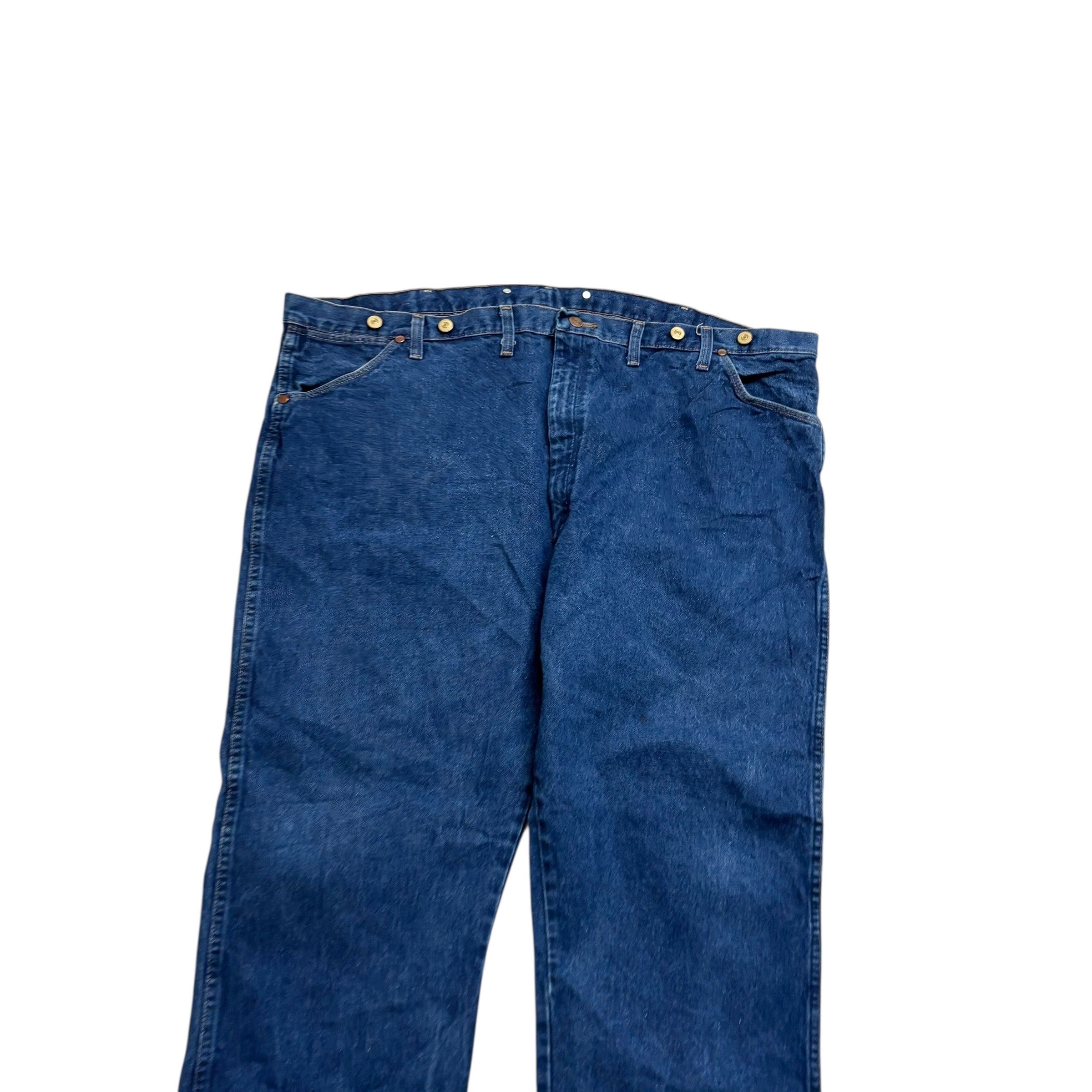 Wrangler Jeans Cowboy Cut W48 L27 Mens Mid Blue 13MWZ Original Fit Denim