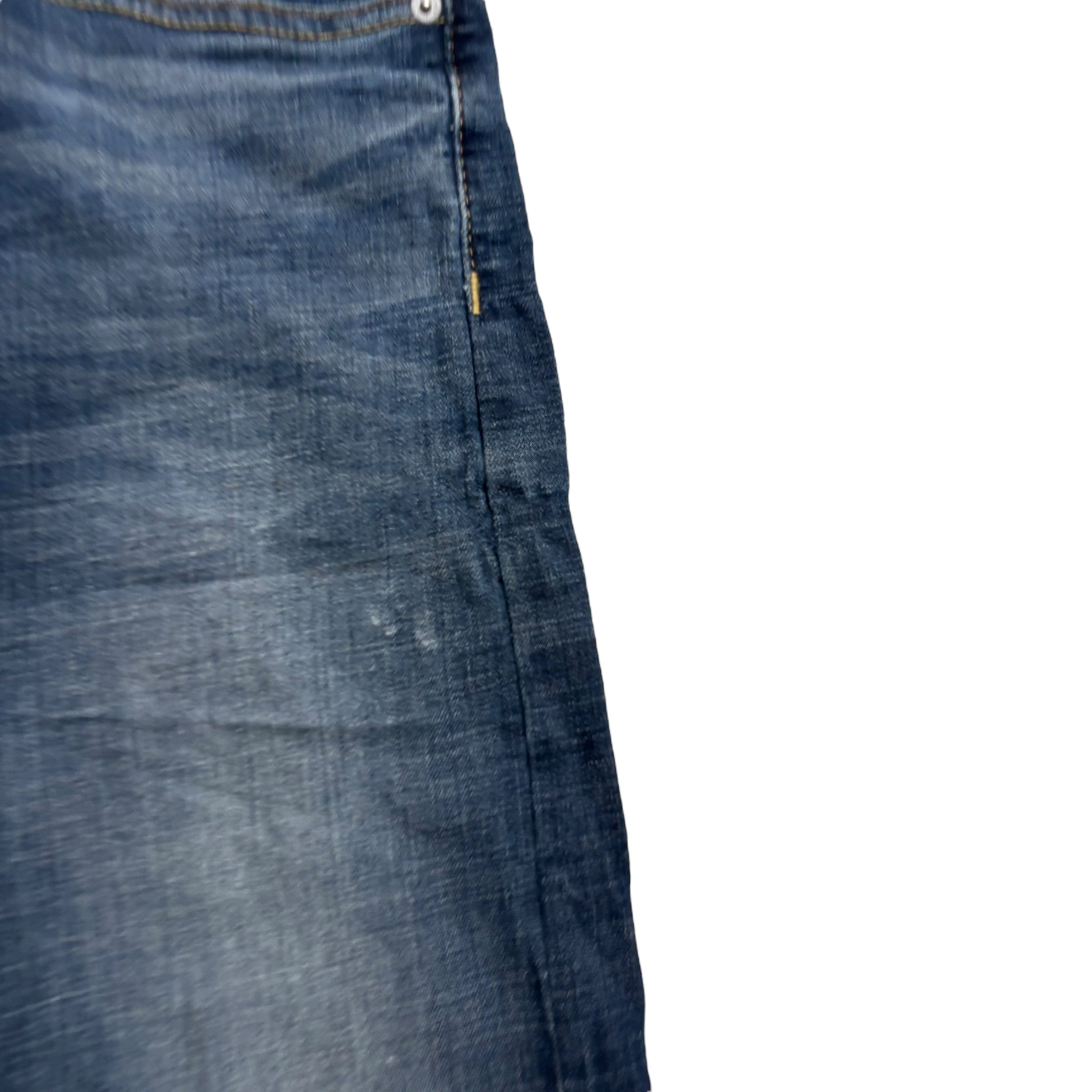 Levis Denizen Jeans W34 L30 Mens Dark Blue Slim Straight Fit Stretch