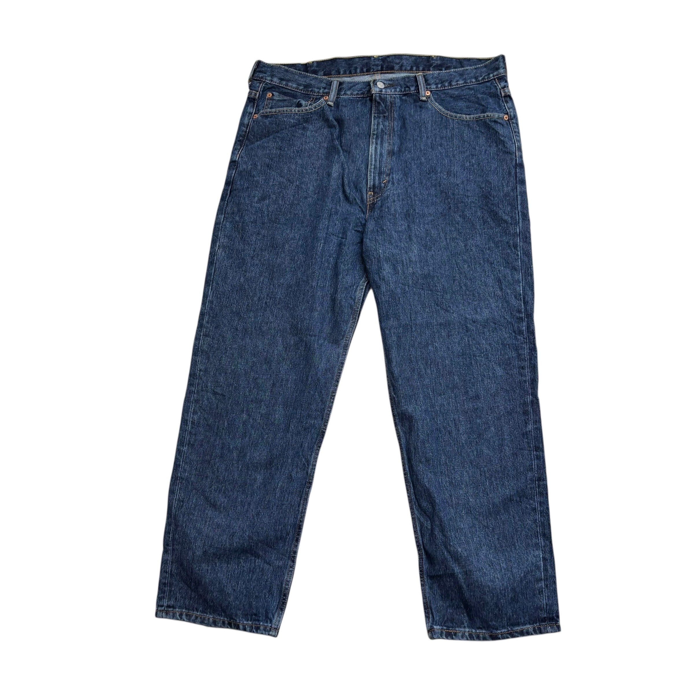 Levis 550 Jeans W40 L30 Mens Mid Blue Baggy Relaxed Straight Fit Denim