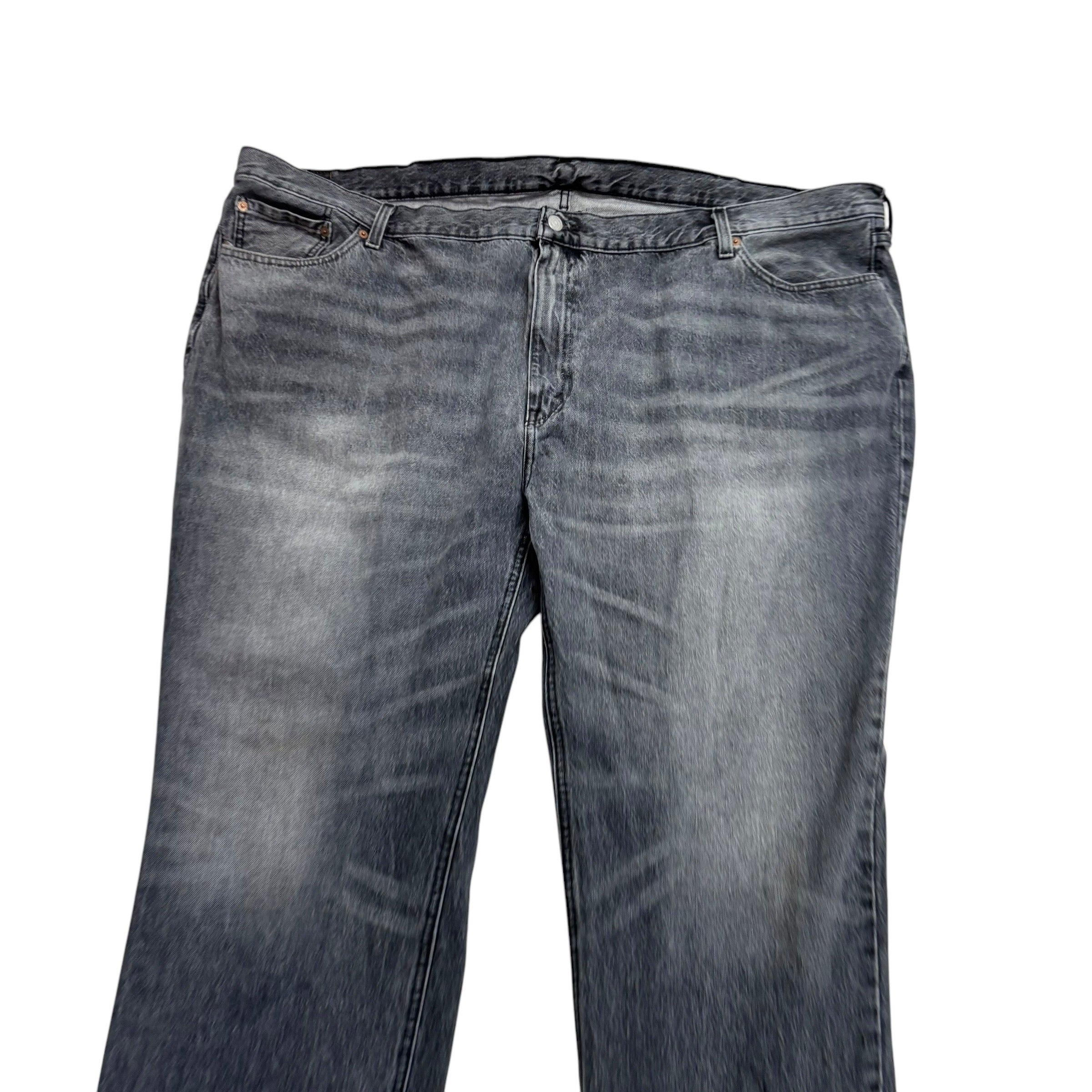 Levis 541 Jeans W54 L31 Mens Grey Athletic Tapered Fit Stretch Denim