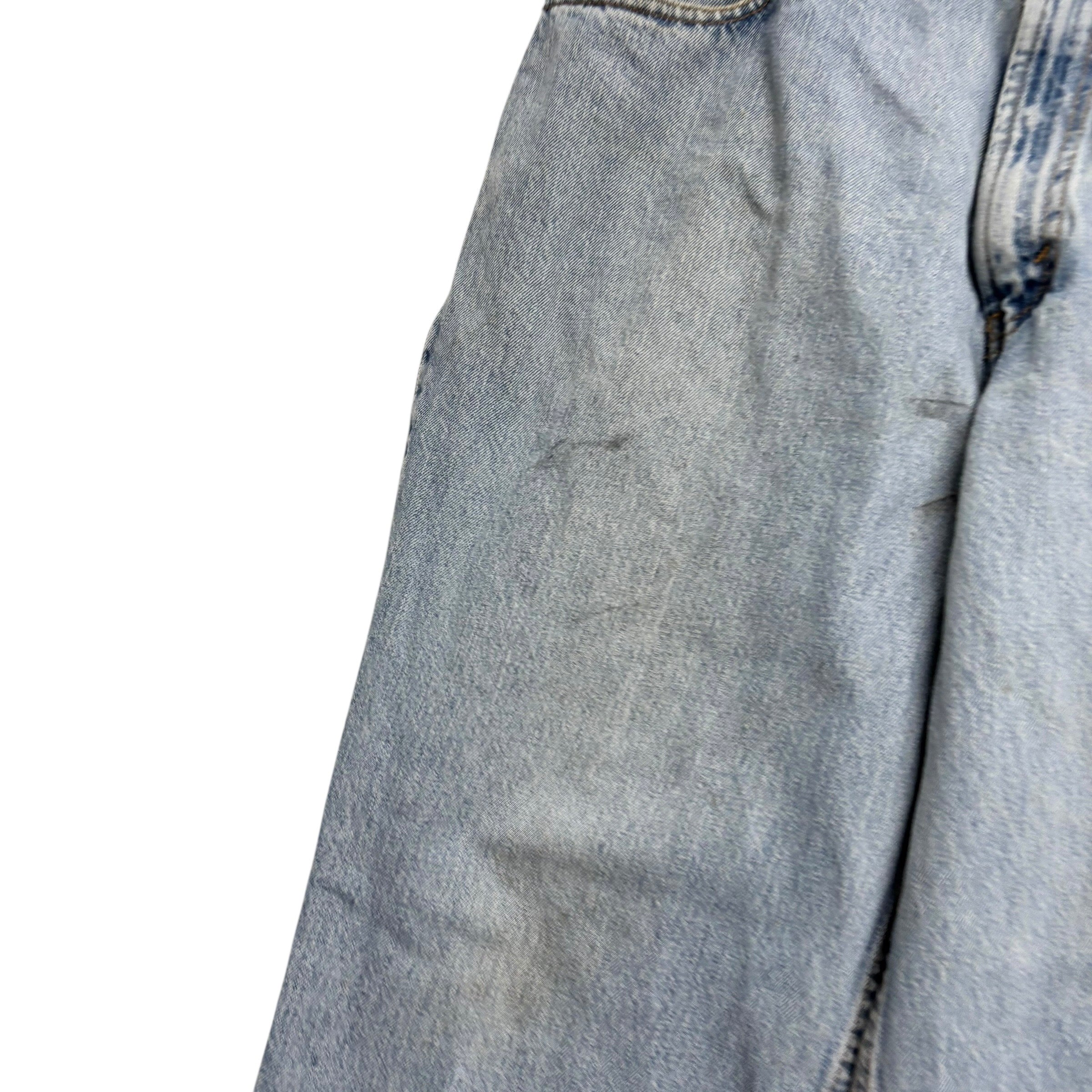 Levis 560 Jeans W35 L30 Mens Light Blue Baggy Relaxed Comfort Vintage Denim (F)