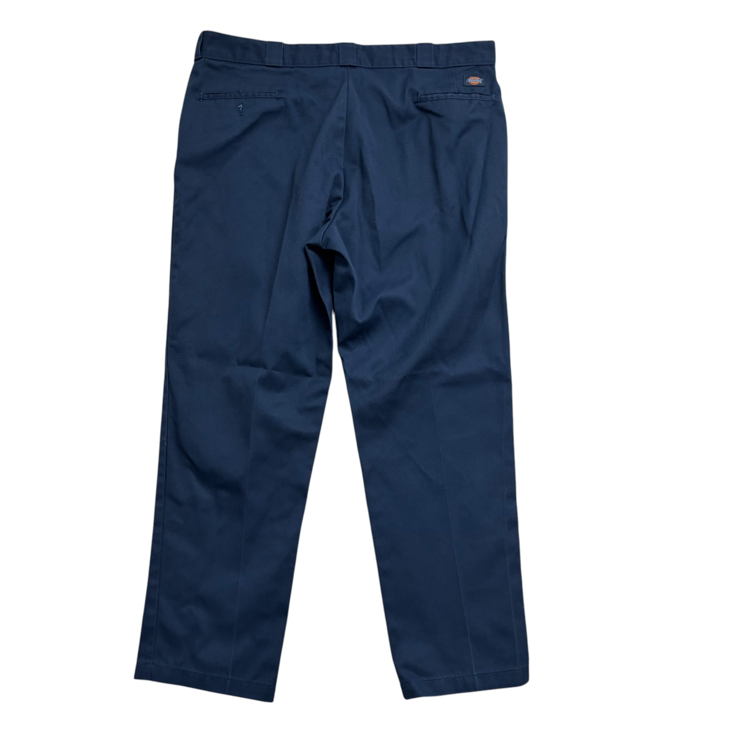 Dickies 874 Trousers W42 L32 Mens Blue Pants Original Straight Fit Workwear