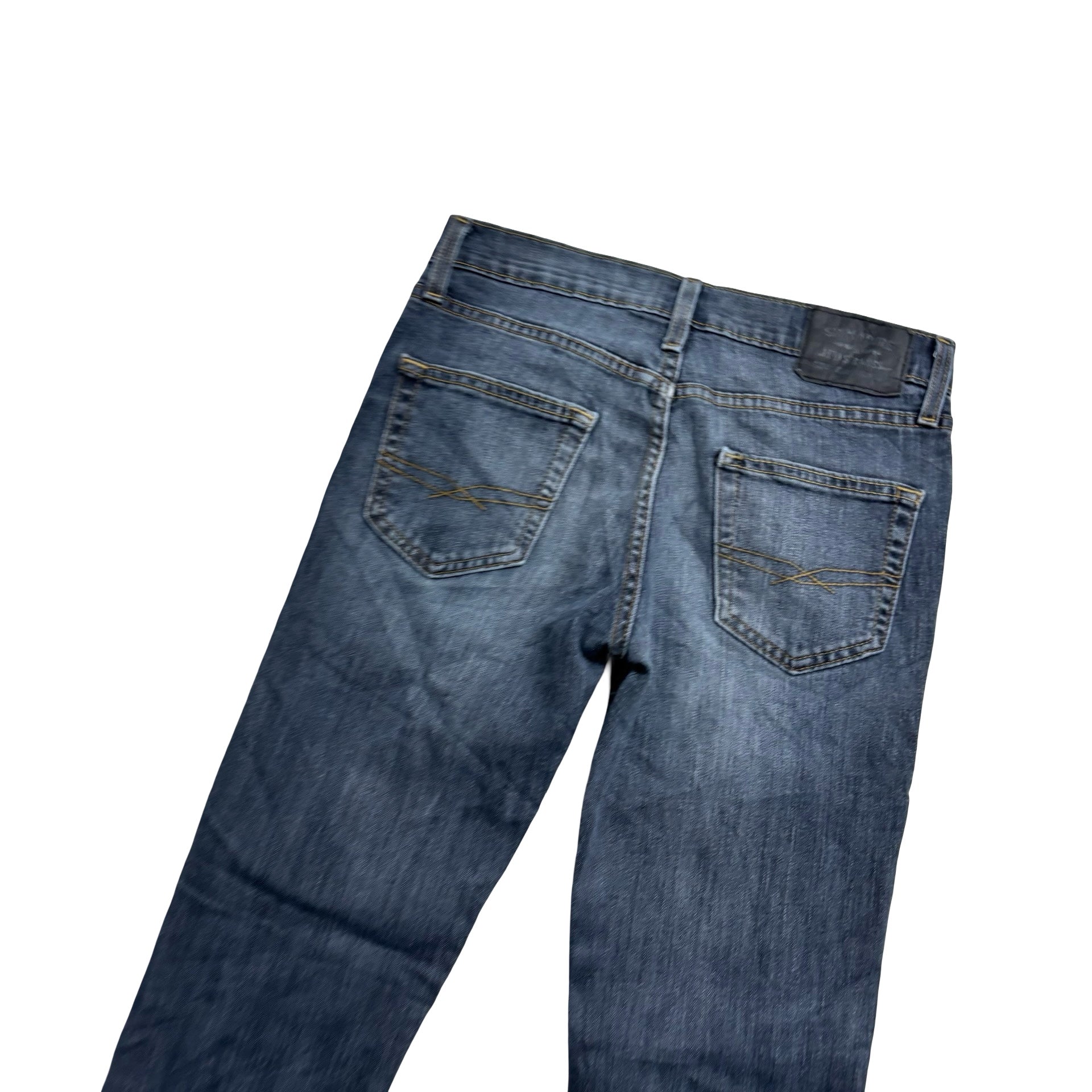 Levis Signature Jeans W29 L32 Mens Dark Blue Skinny Fit Stretch Denim (E)