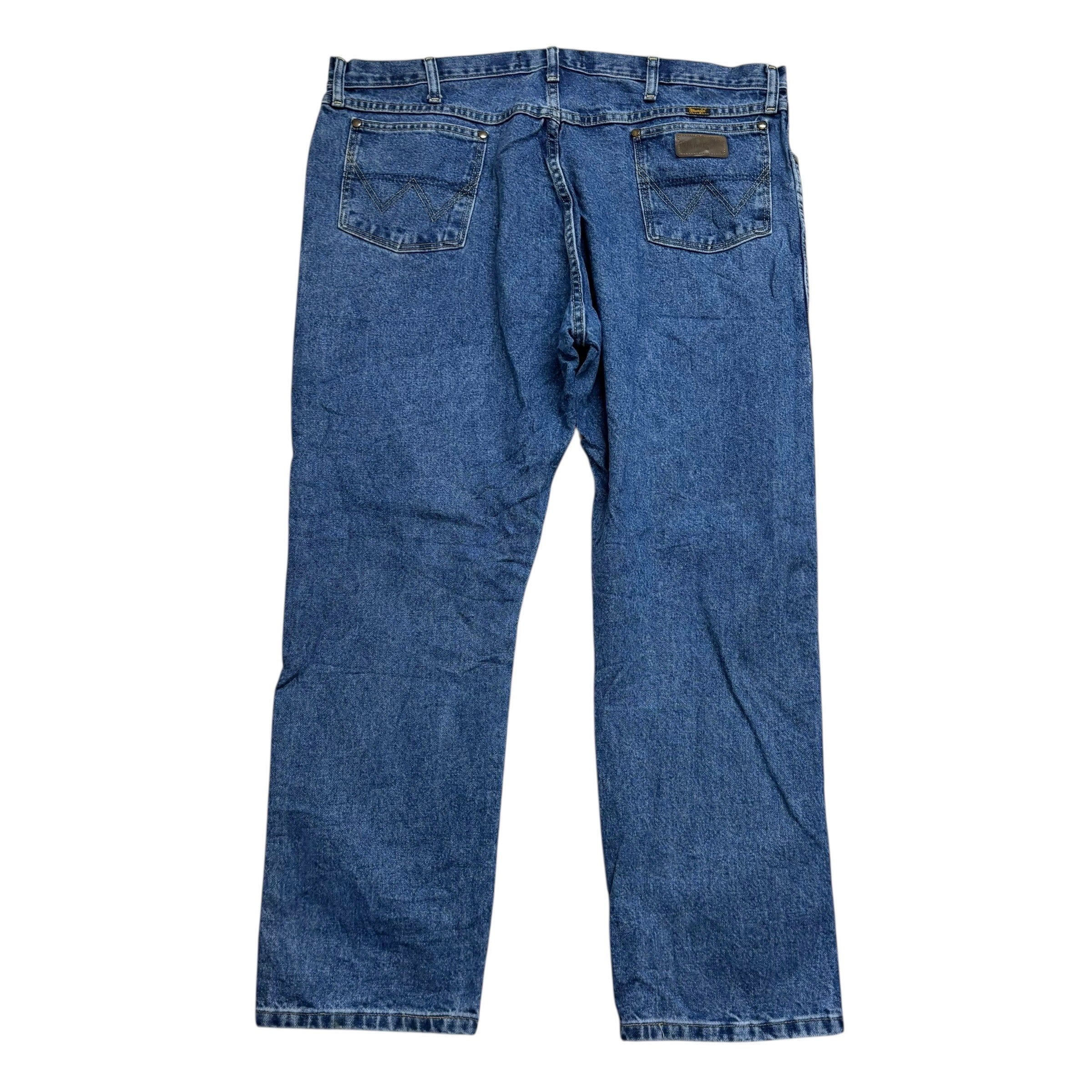 Wrangler Jeans Cowboy Cut W42 L30 Mens Mid Blue 13MG Regular Fit Denim (E)