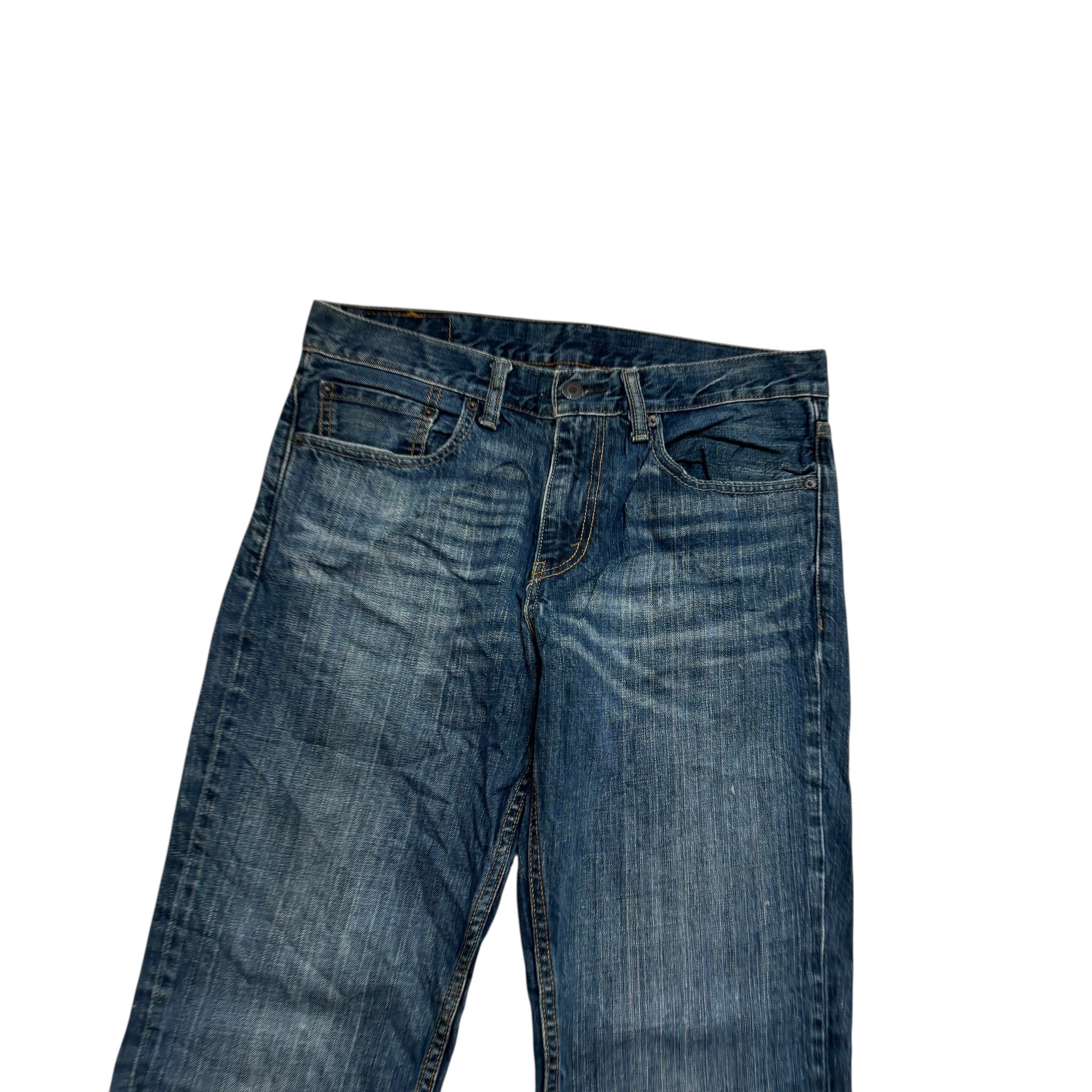 Levis 511 Jeans W32 L32 Mens Dark Blue Slim Fit Vintage Denim