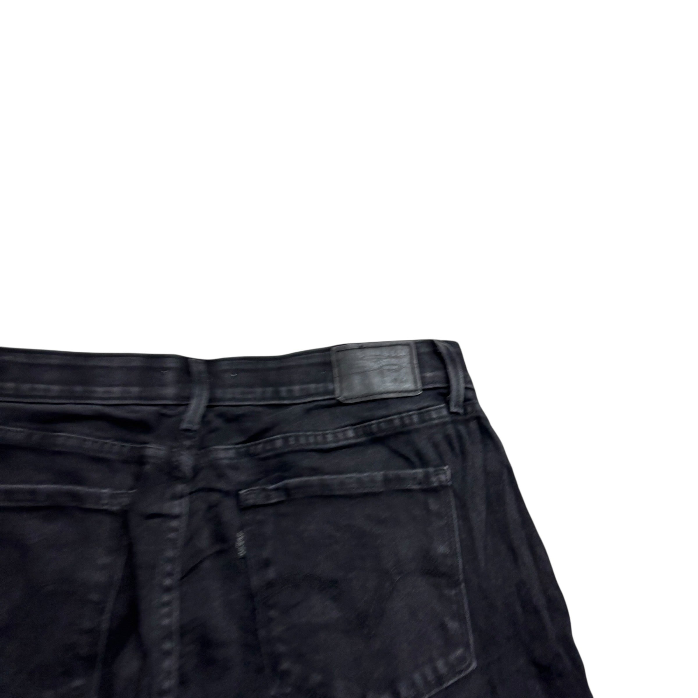 Levis 525 Jeans W32 L30 Womens Regular Straight Fit Black Stretch Y2K (F)